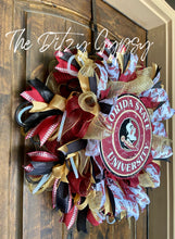 Load image into Gallery viewer, Florida State University Wreath
