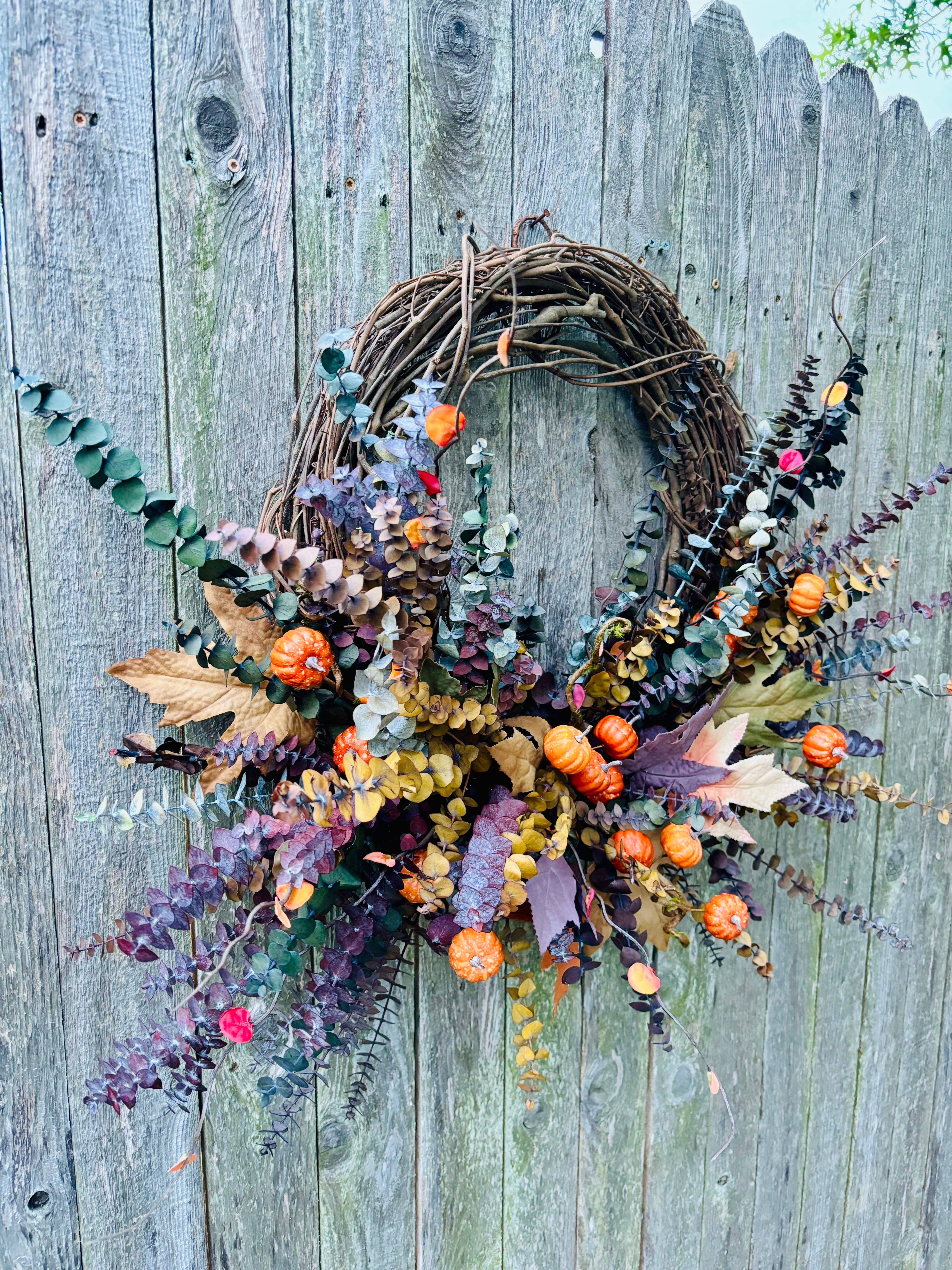 Made to Order Fall, Full and Fragrant Eucalyptus Wreath