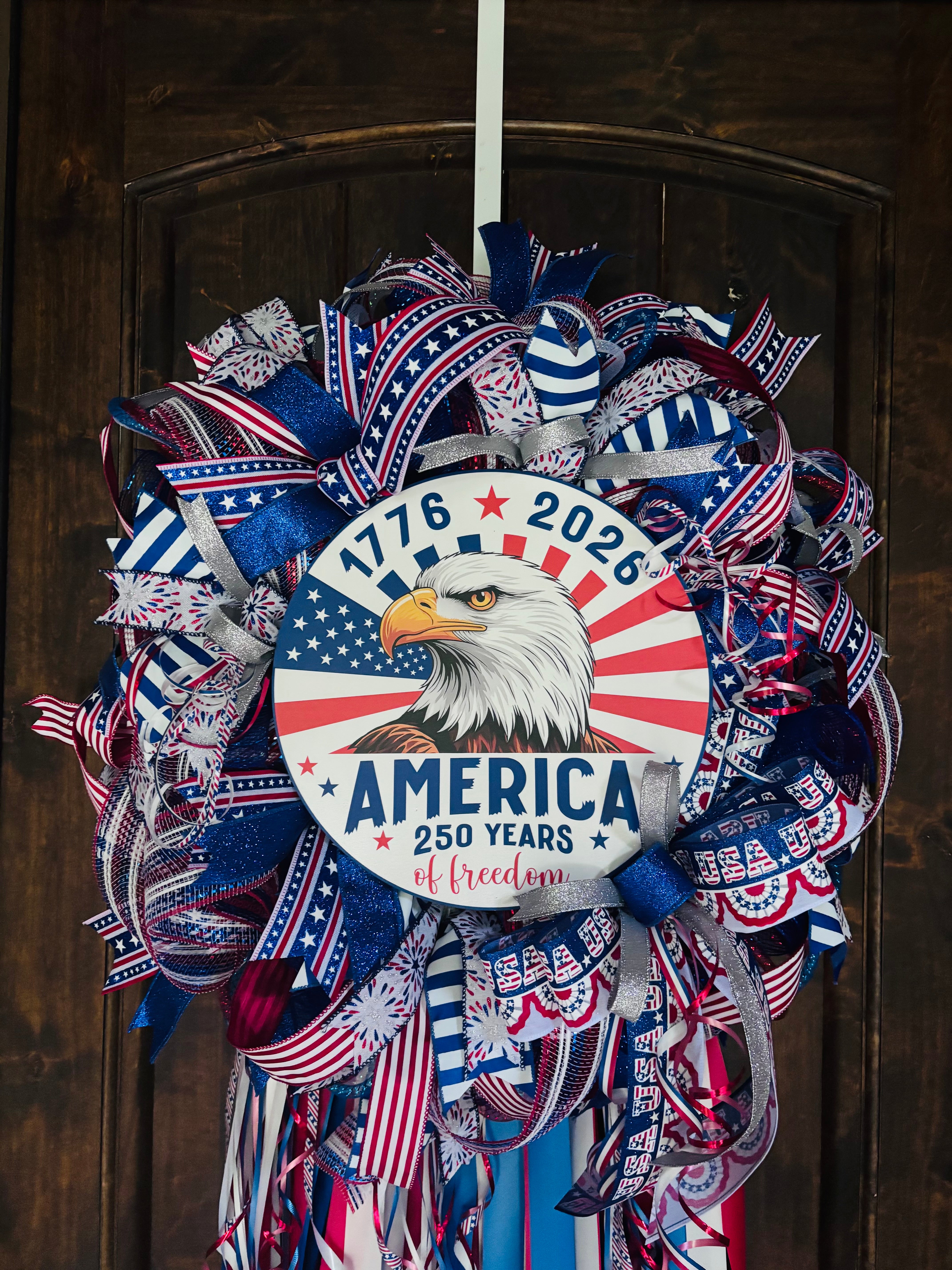 Made to Order Extra Full Wreath with Sign Options