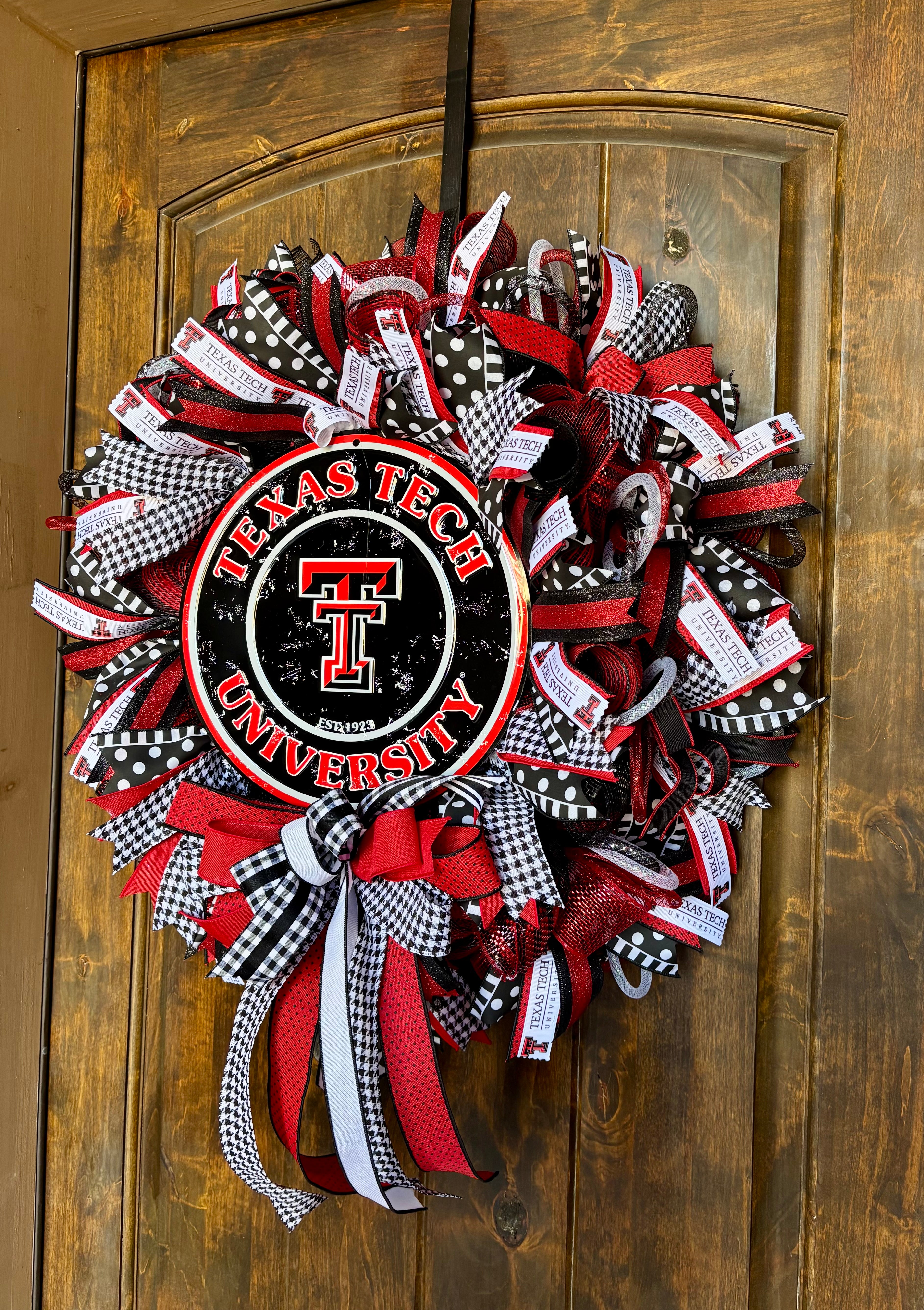 Texas Tech Ribbon Wreath