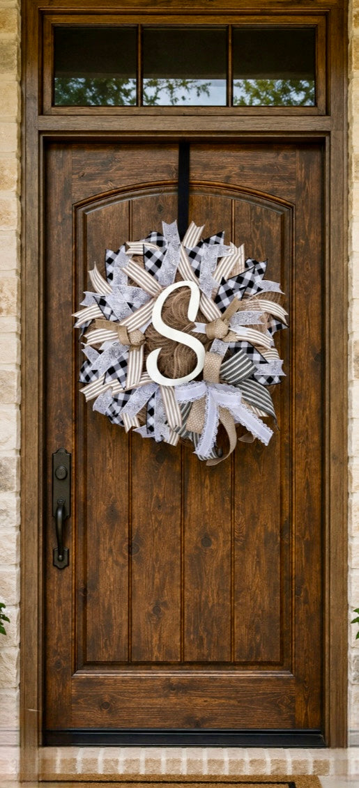 Made to Order Everyday Monogram Wreath