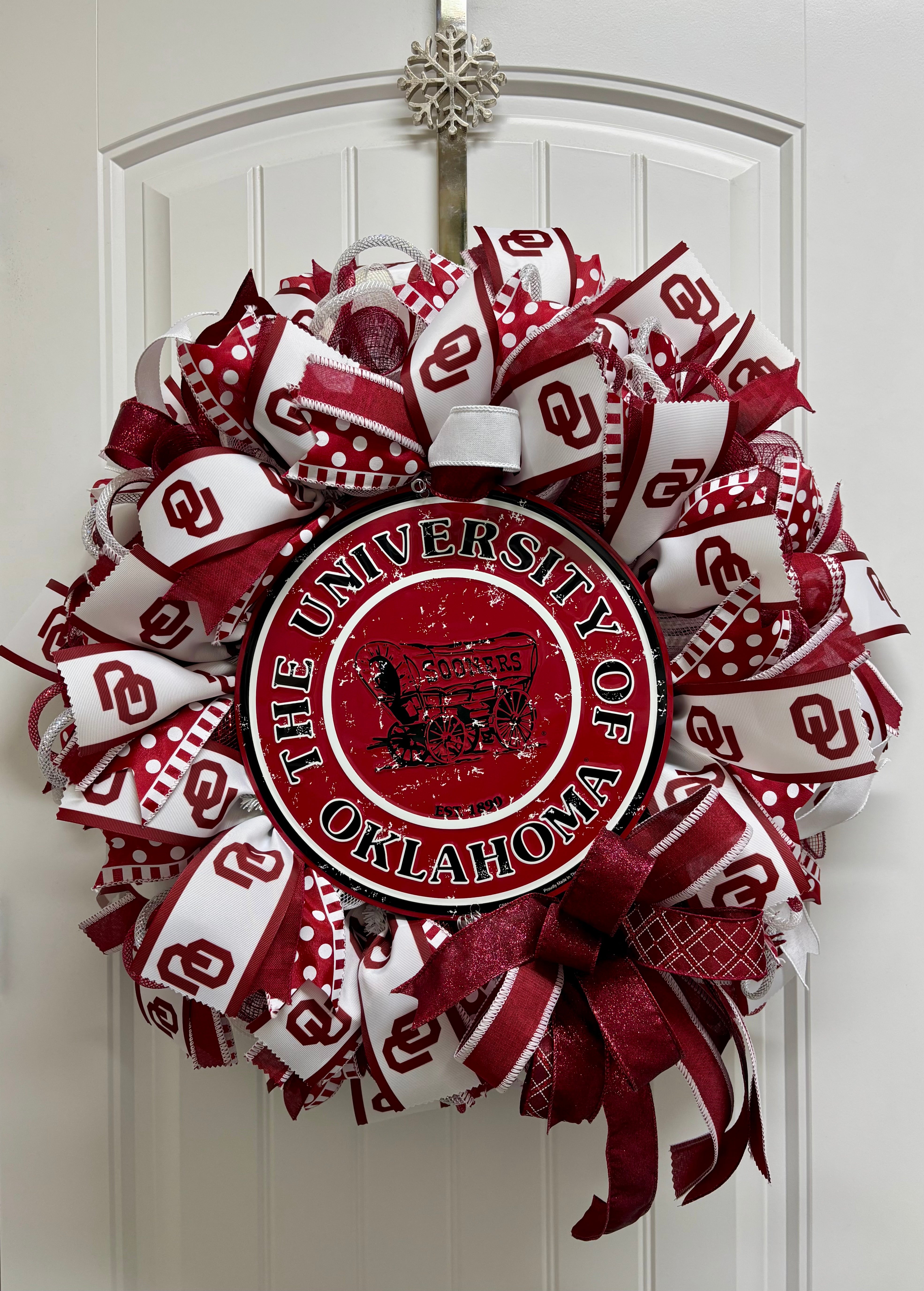 Made to Order University of Oklahoma Wreath