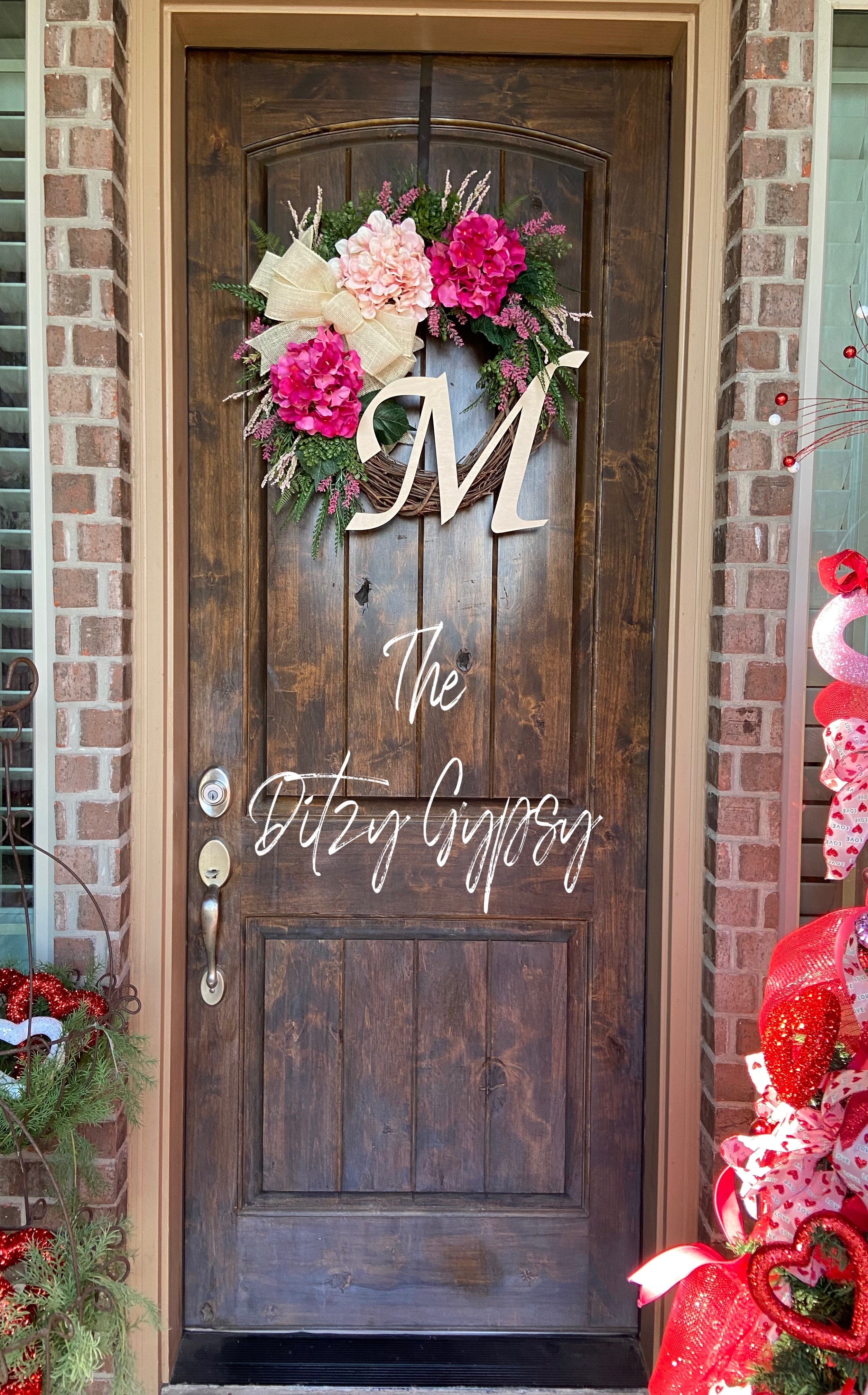 Made to Order Monogram Grapevine Wreath