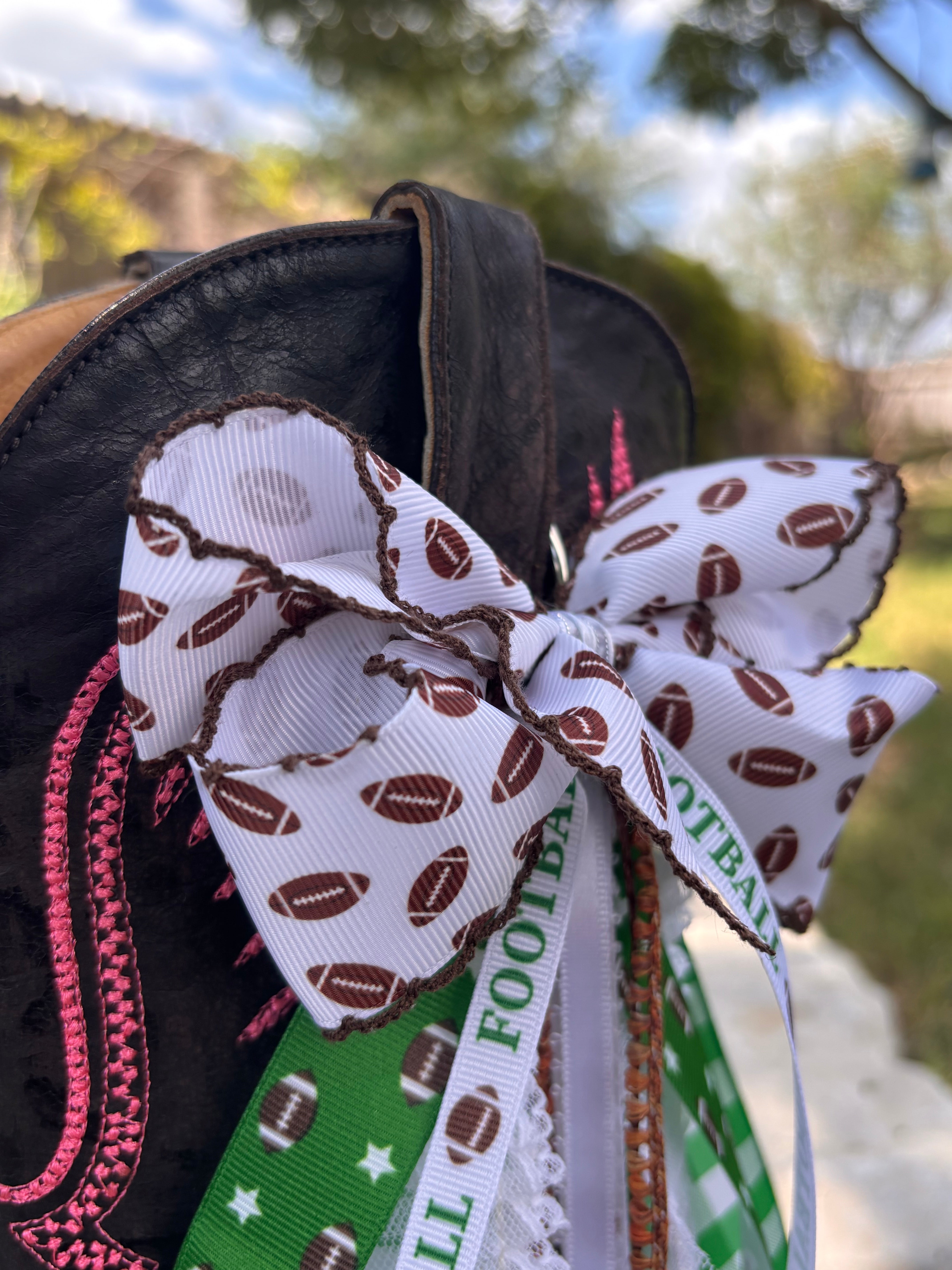 Already Made Game Day Boot Bows