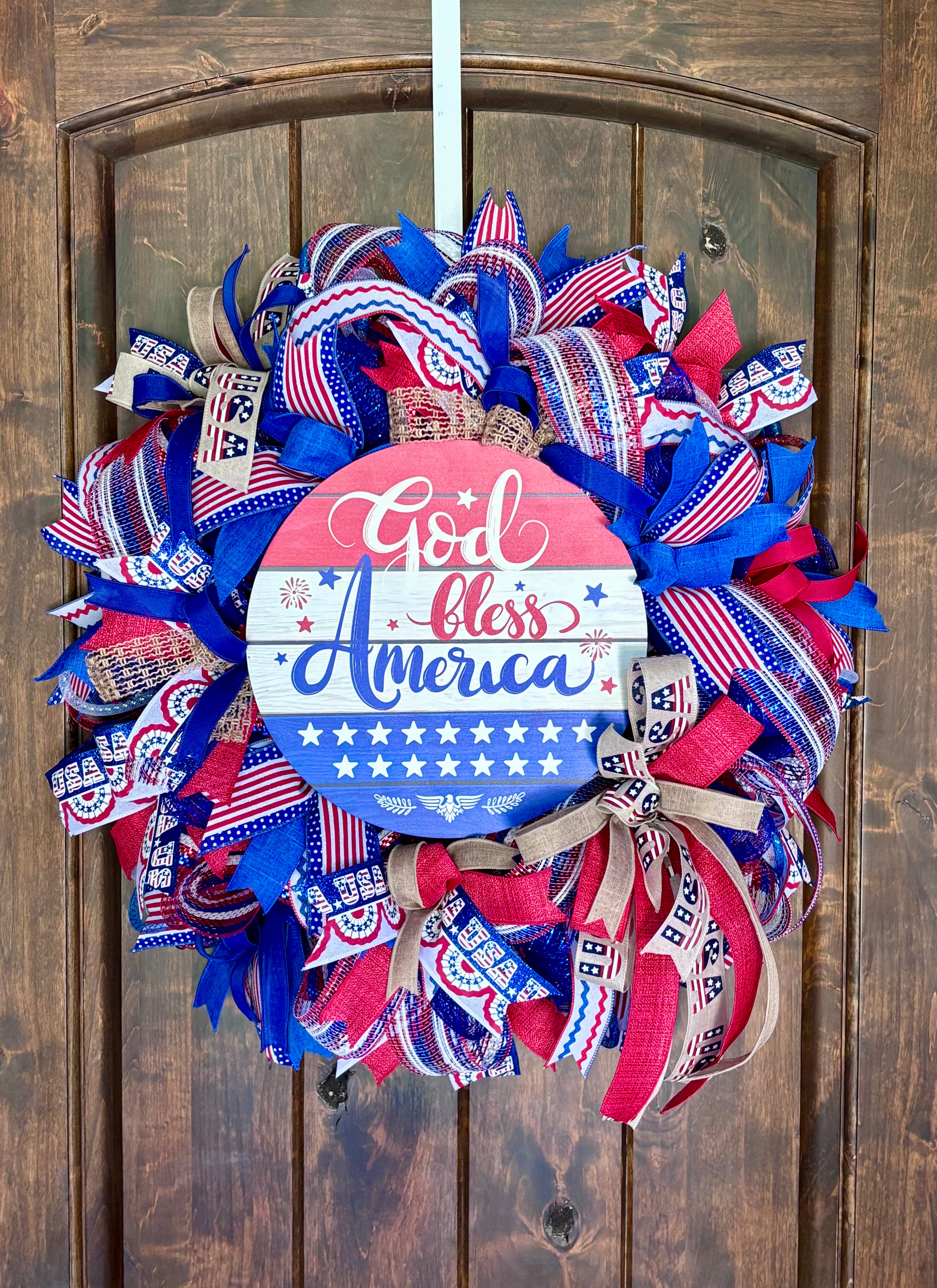 Made to Order Extra Full Wreath with Sign Options