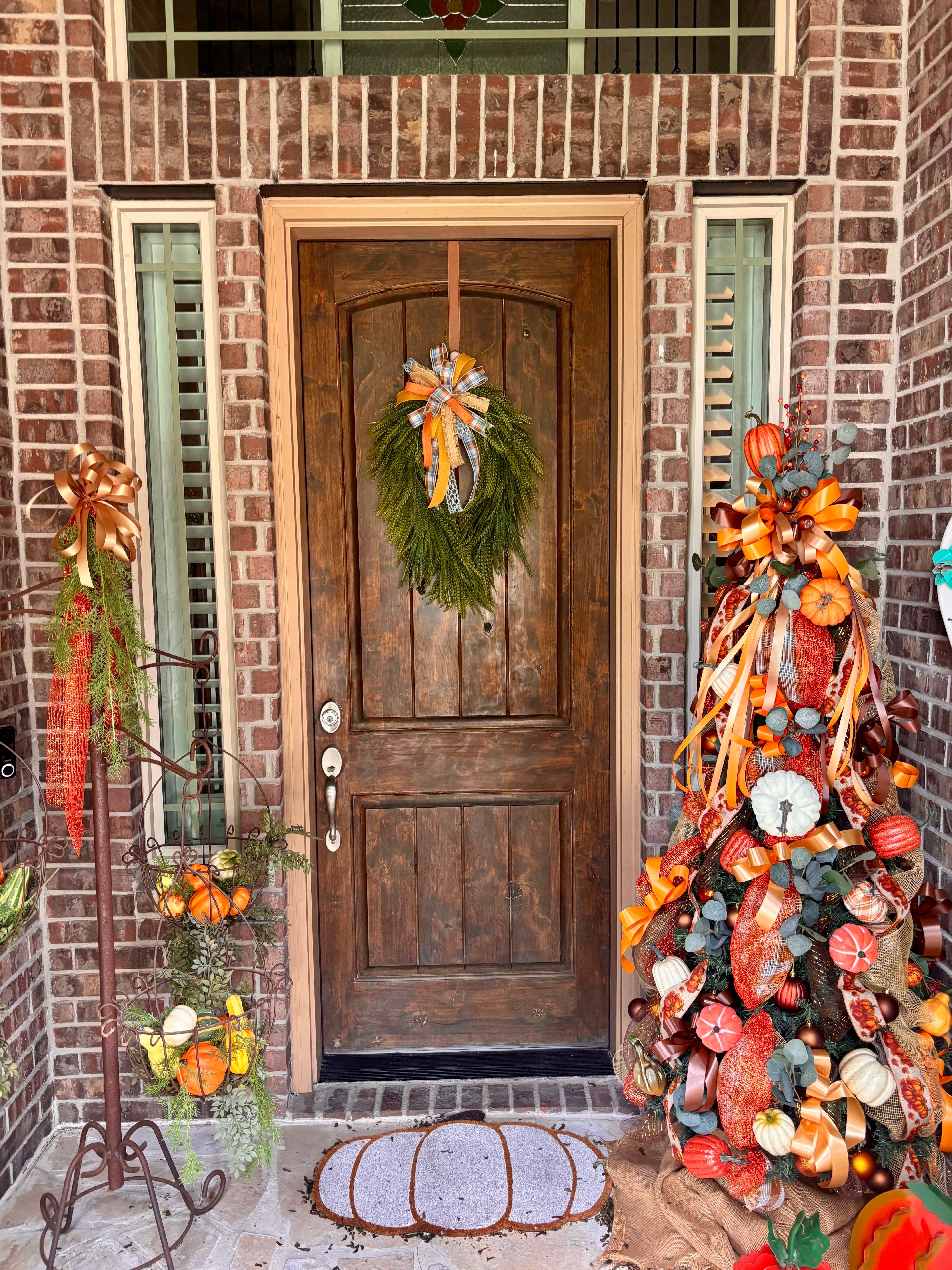 Already Made Falling for You Beaded Fern Wreath