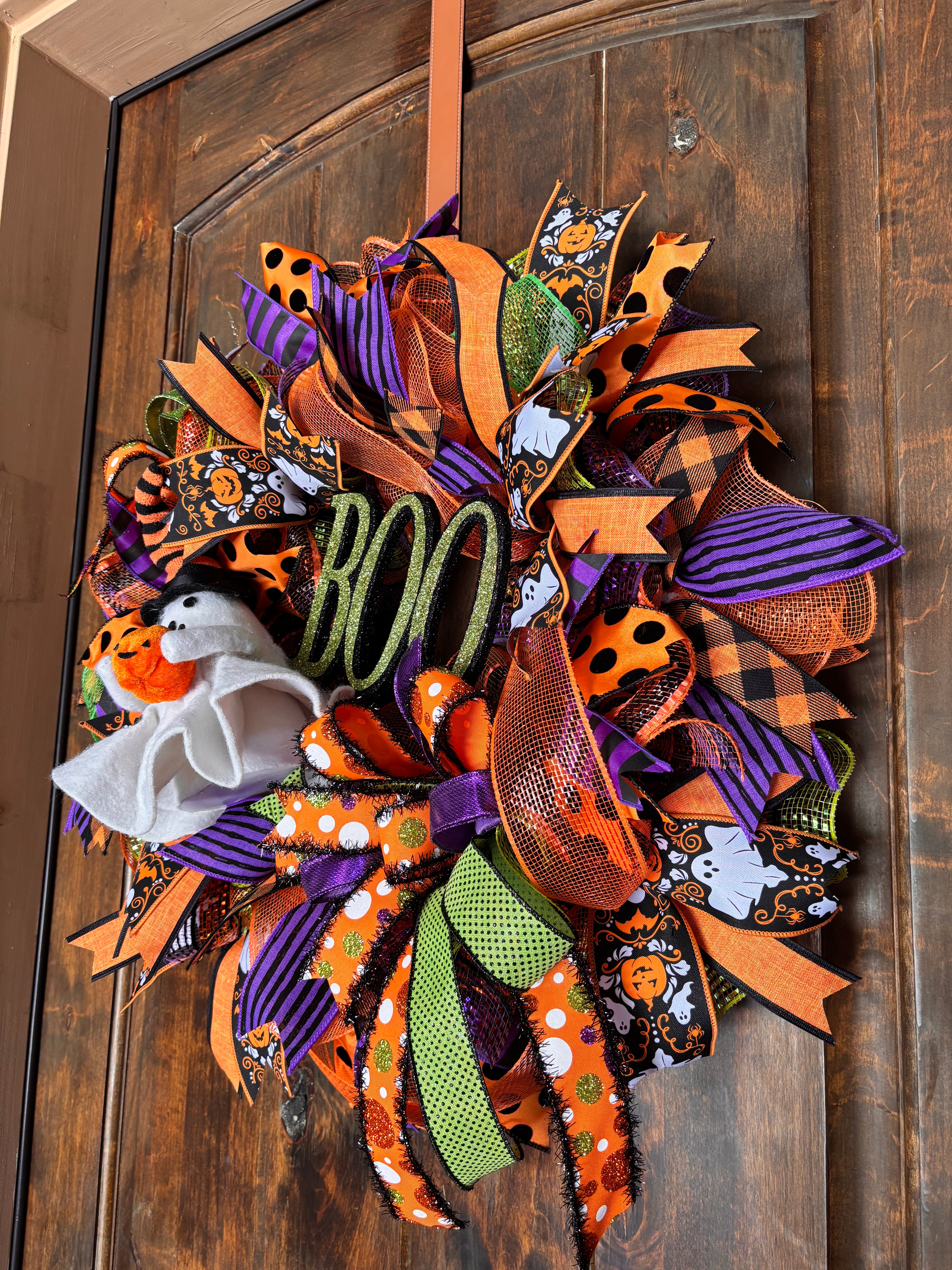 Friendly Ghost Wreath