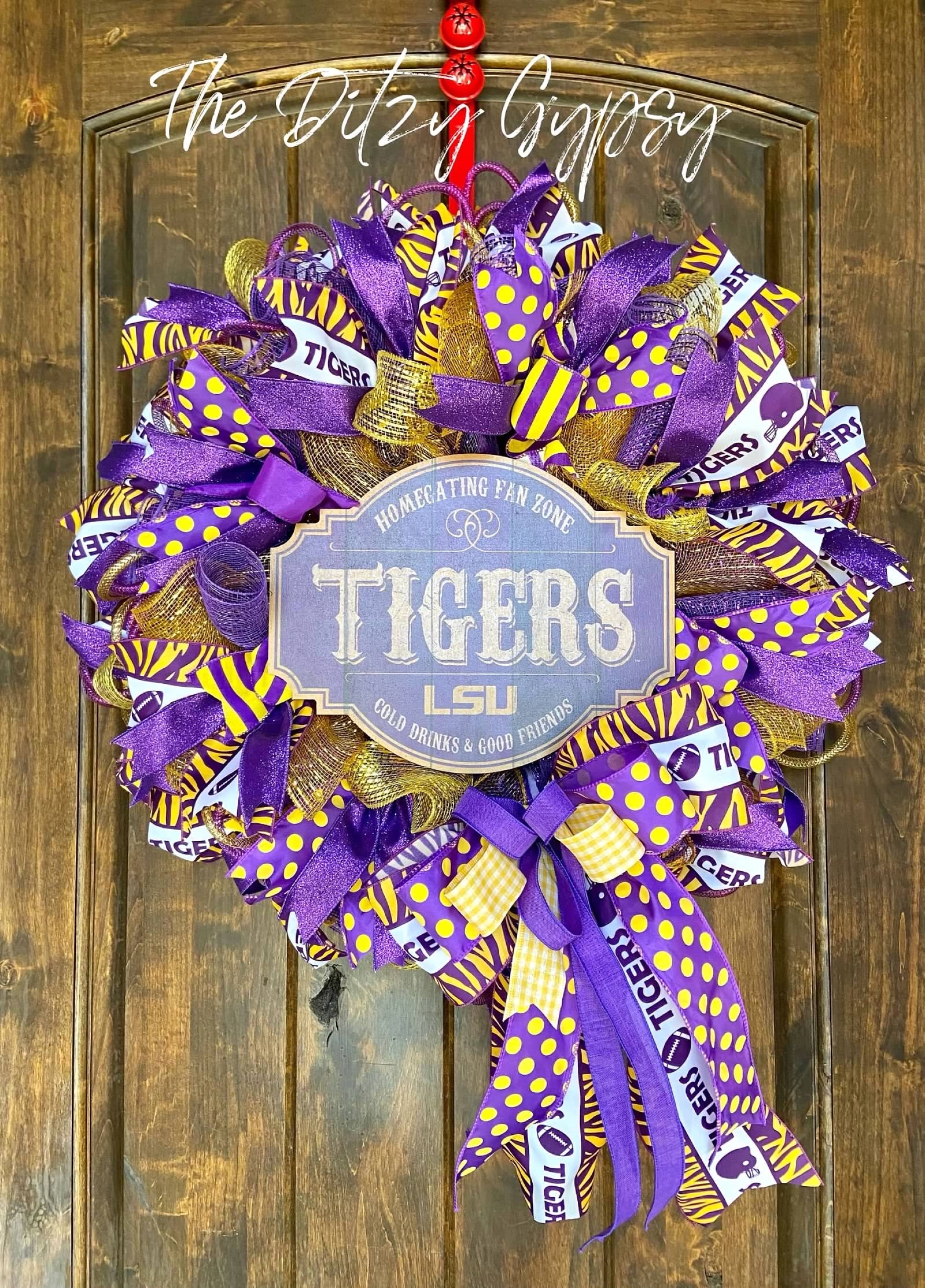 Made to Order LSU Wreath