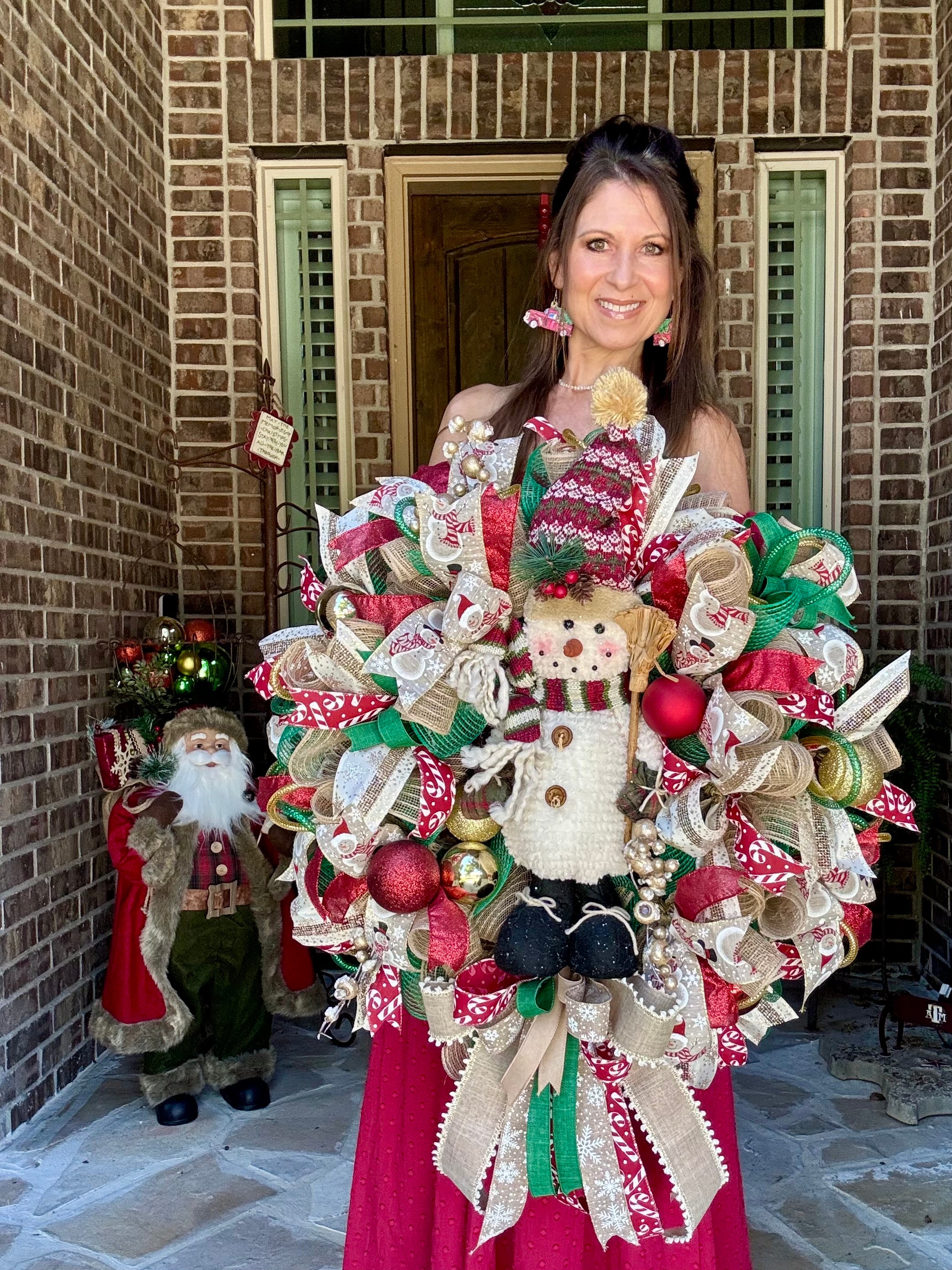 Charles Dickens Inspired Wreath