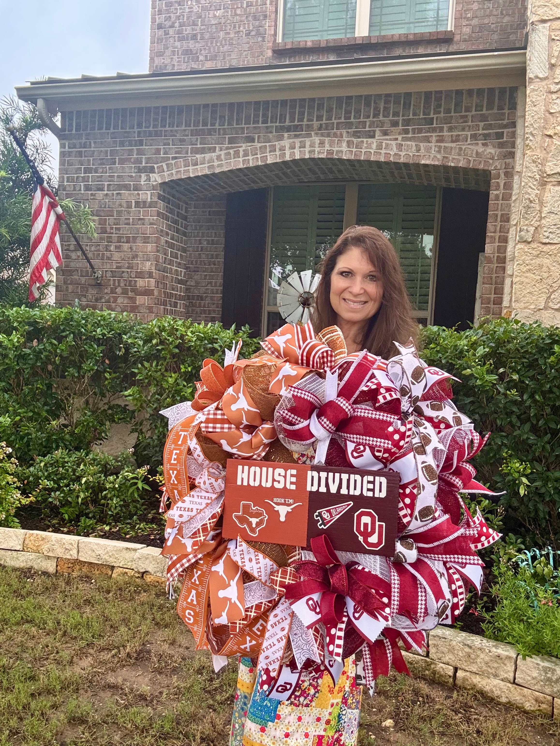 Made to Order House Divided Wreath