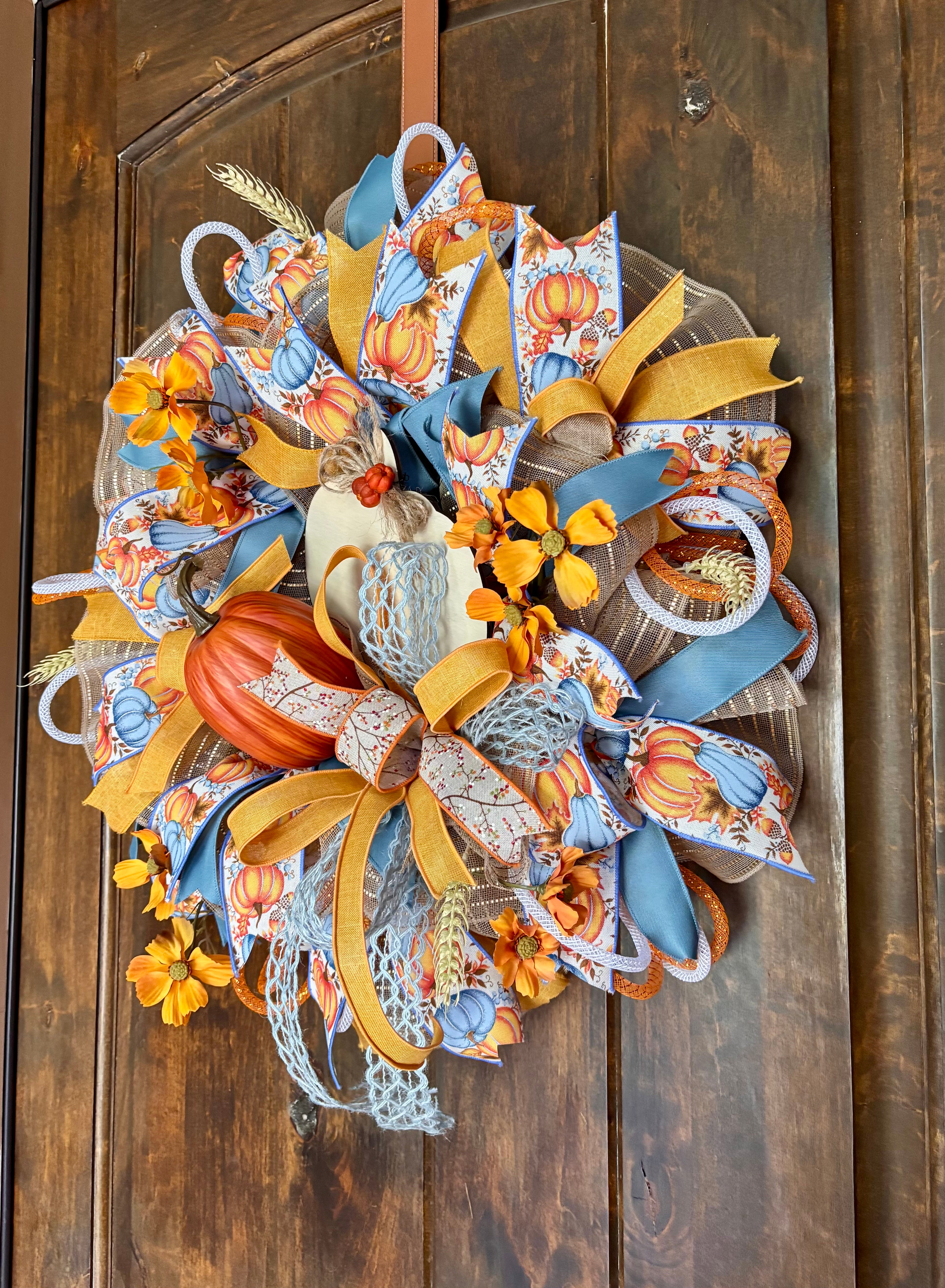 Already Made Pumpkin Patch Wreath