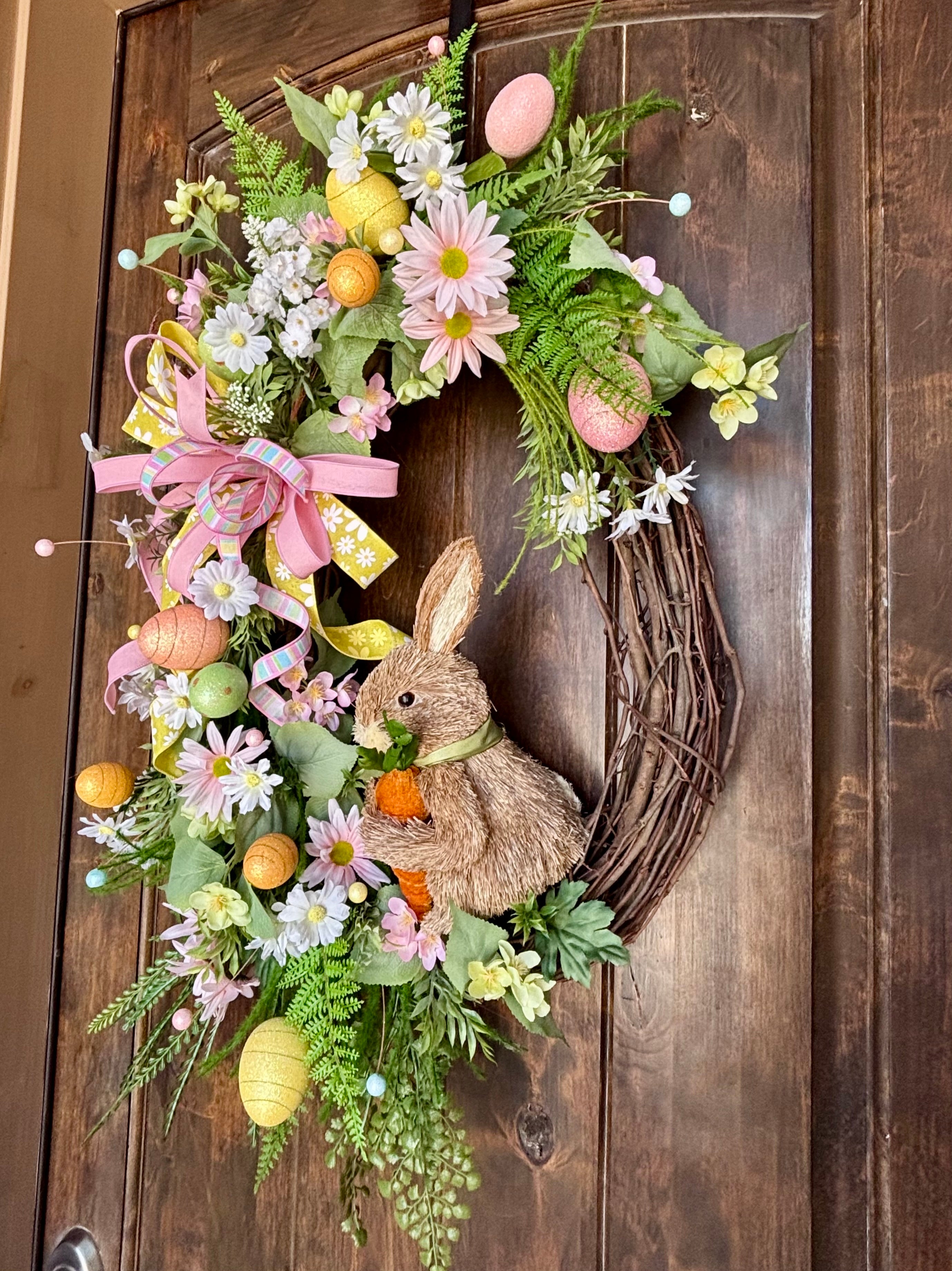 Bunny's Daisy Garden Wreath