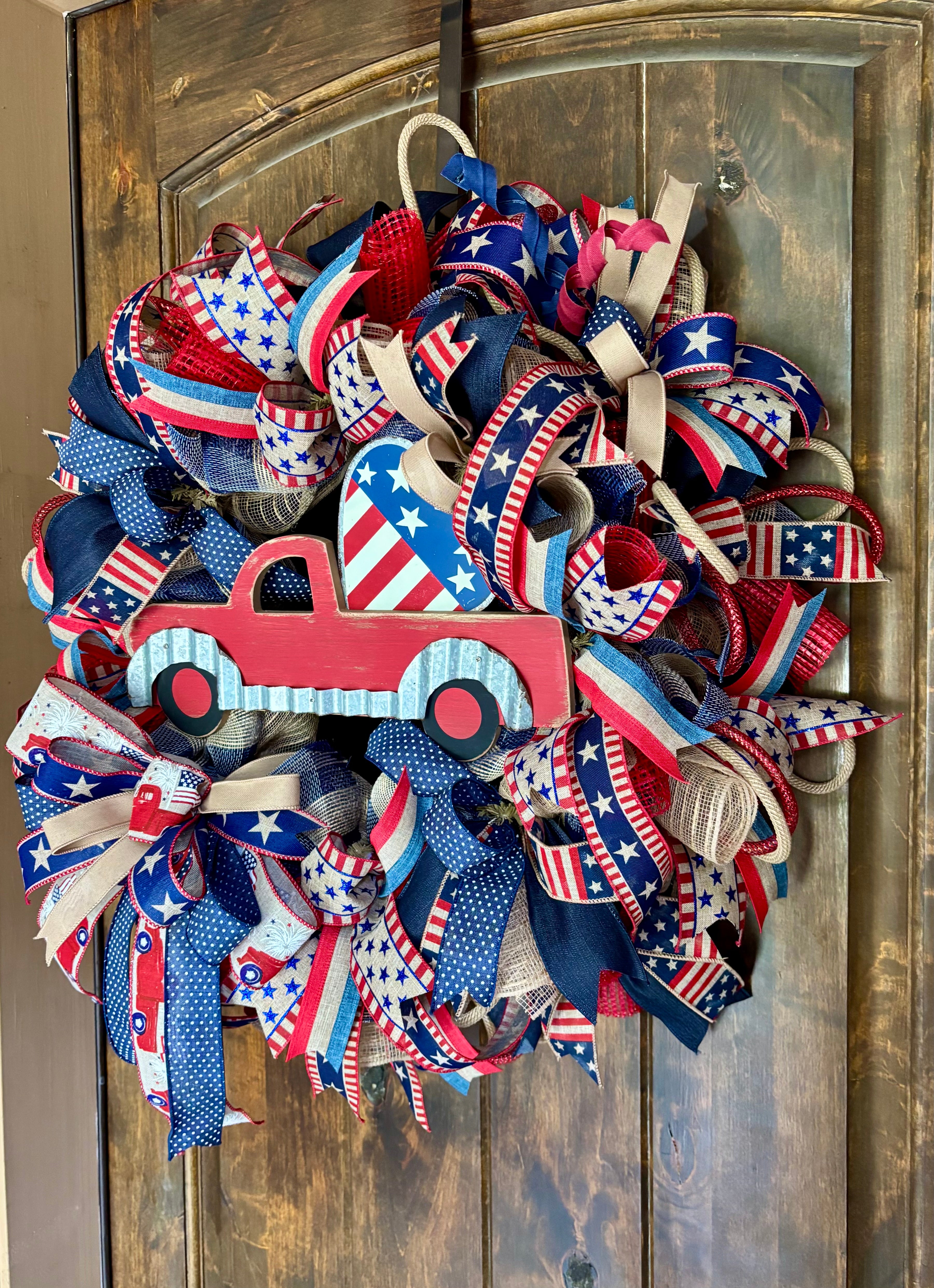 Made to Order Americana Patriotic Wreath