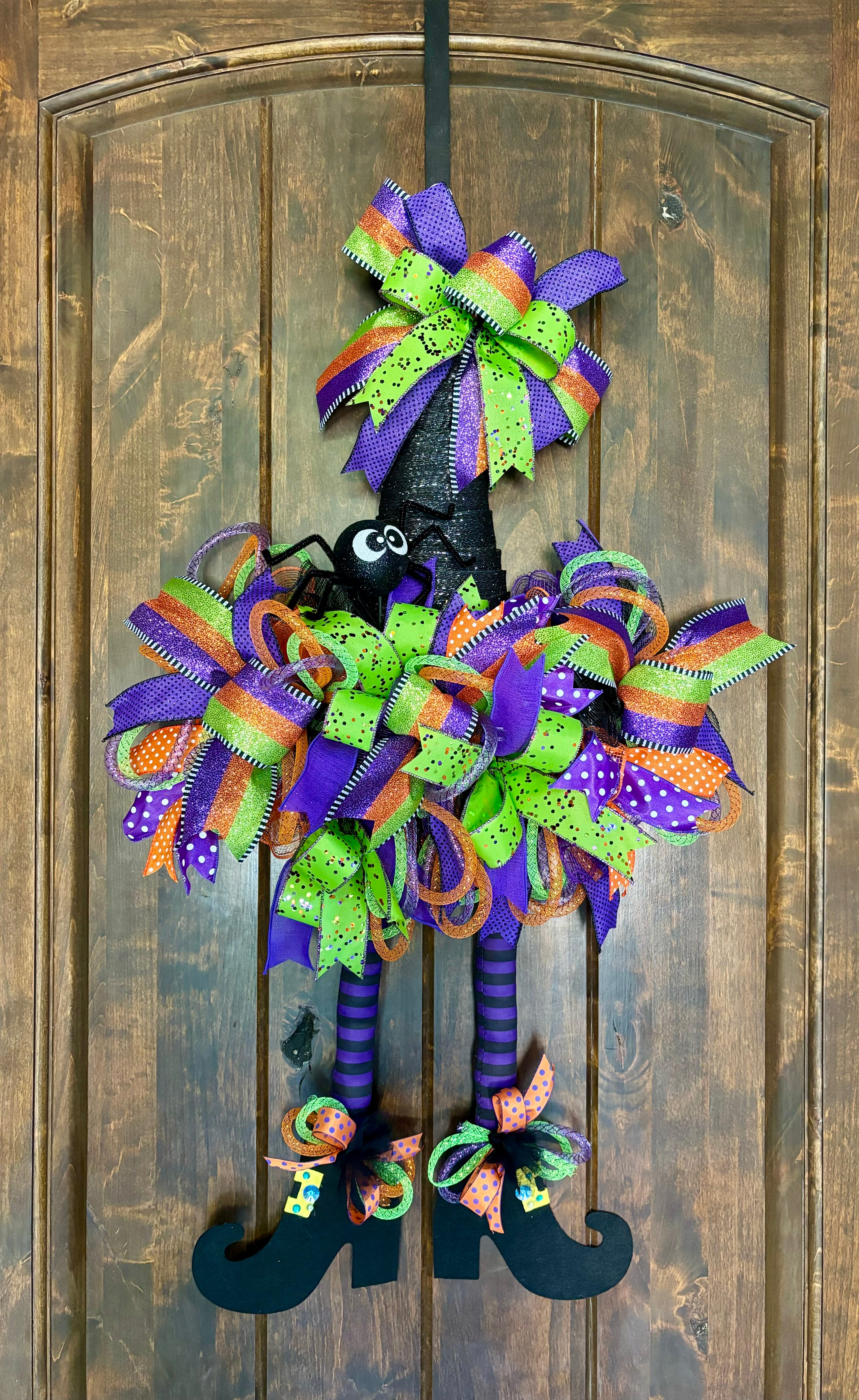 Made to Order Just a Little Witchy Hat Wreath