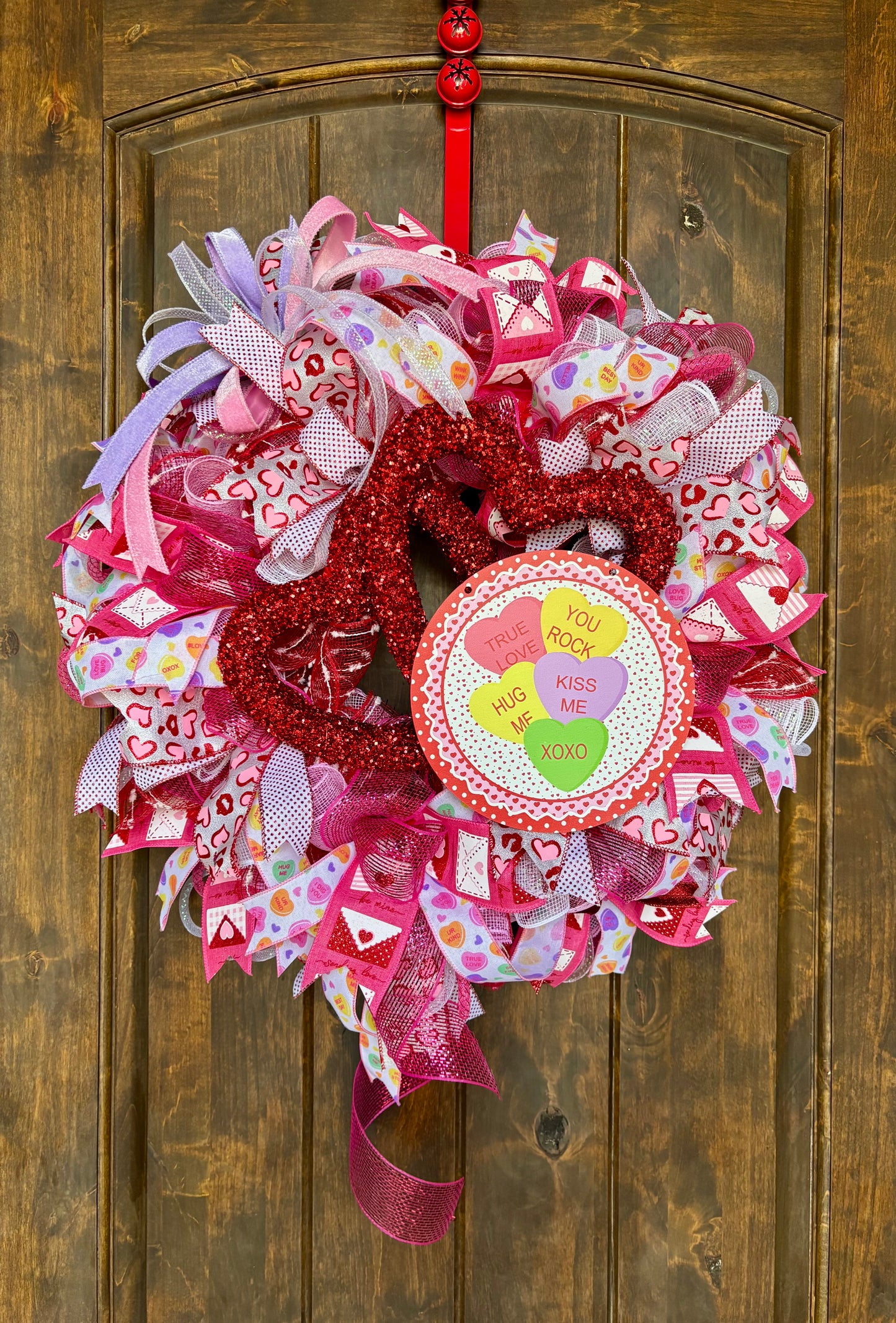 Made to Order Extra Full Valentines Ribbon Wreath