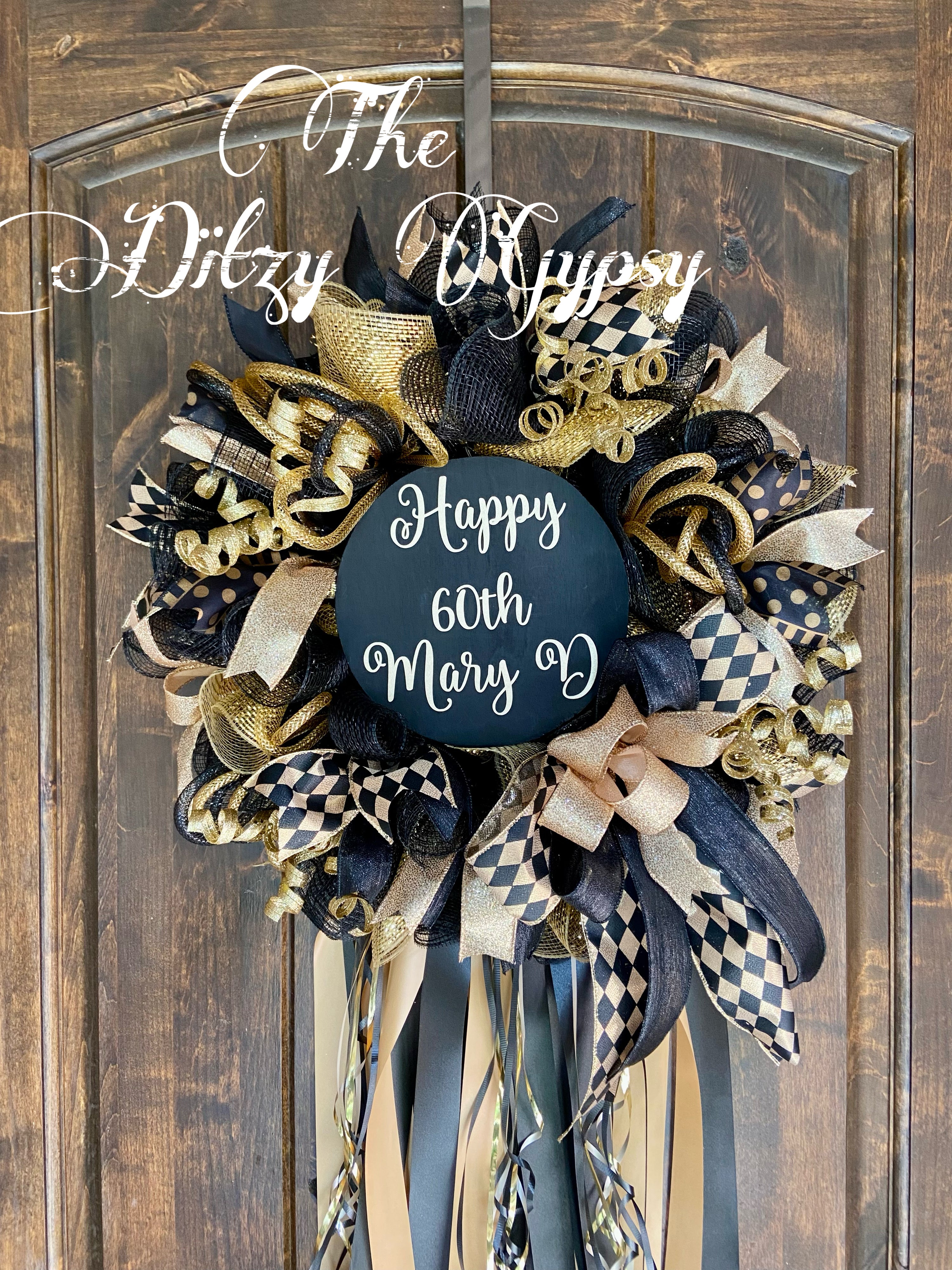 Personalized Milestone Mini Birthday Wreath