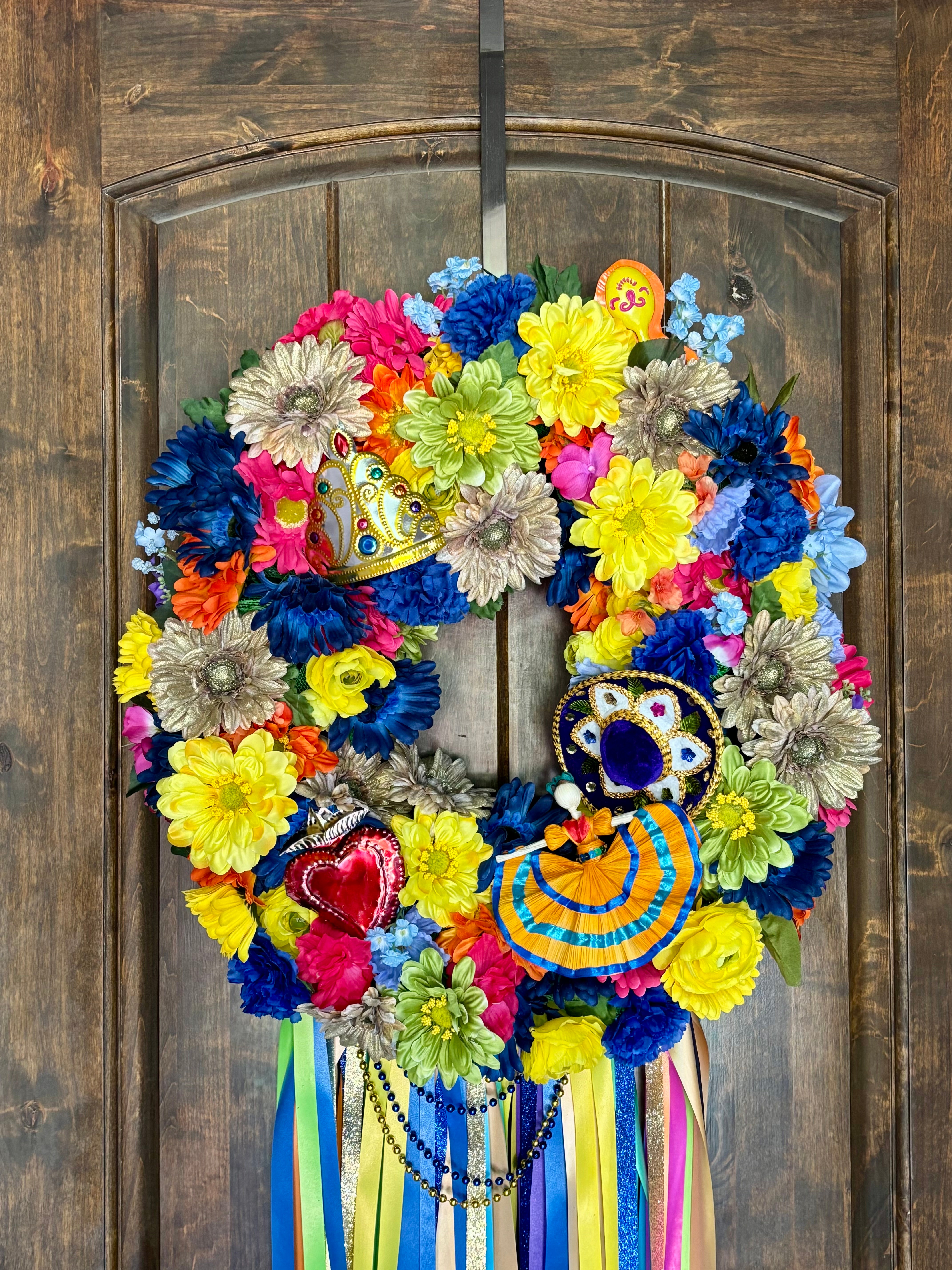 Simply Fabulous Floral Fiesta Wreath