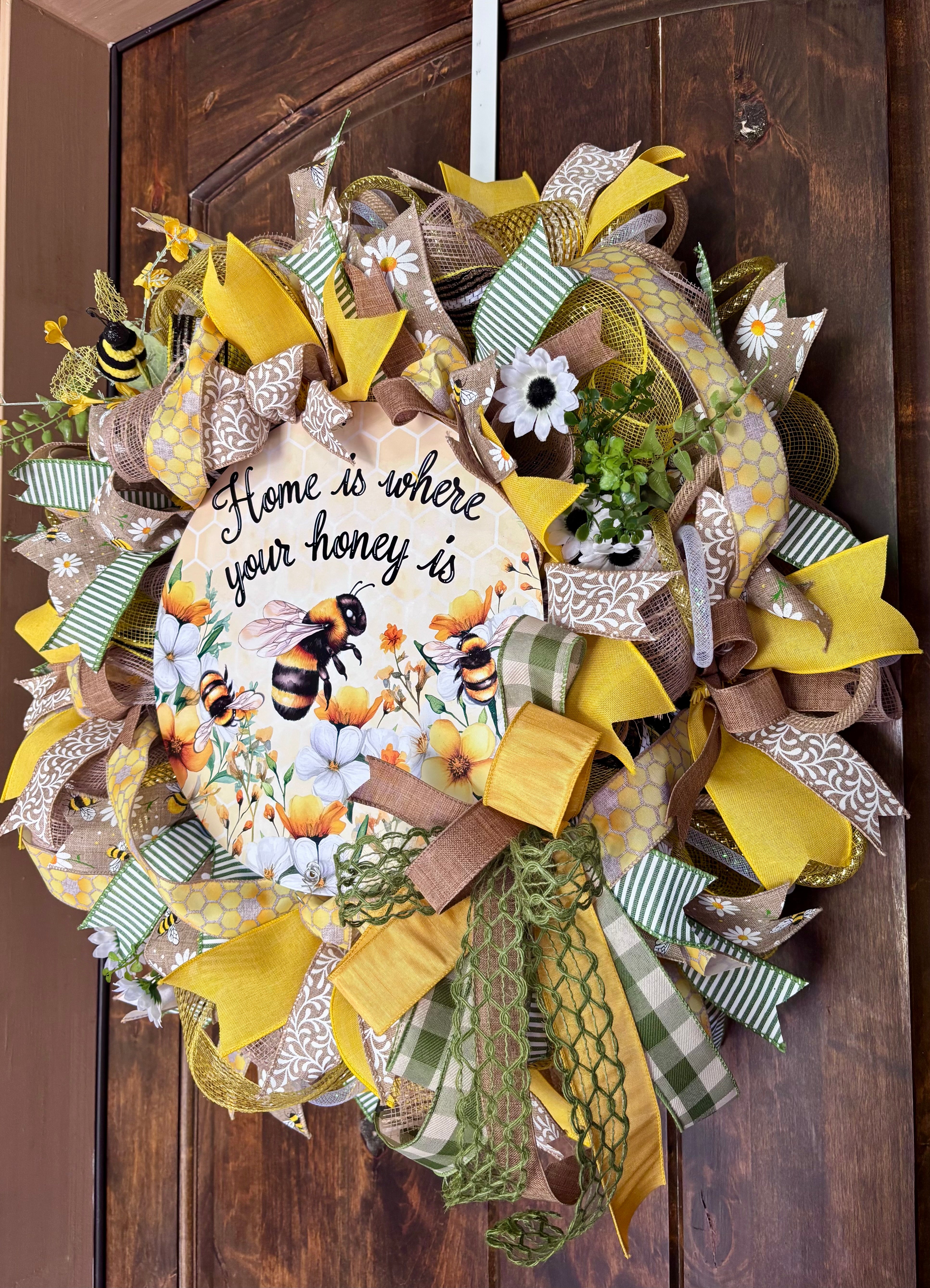 Already Made Home is Where Your Honey is Extra Full Wreath