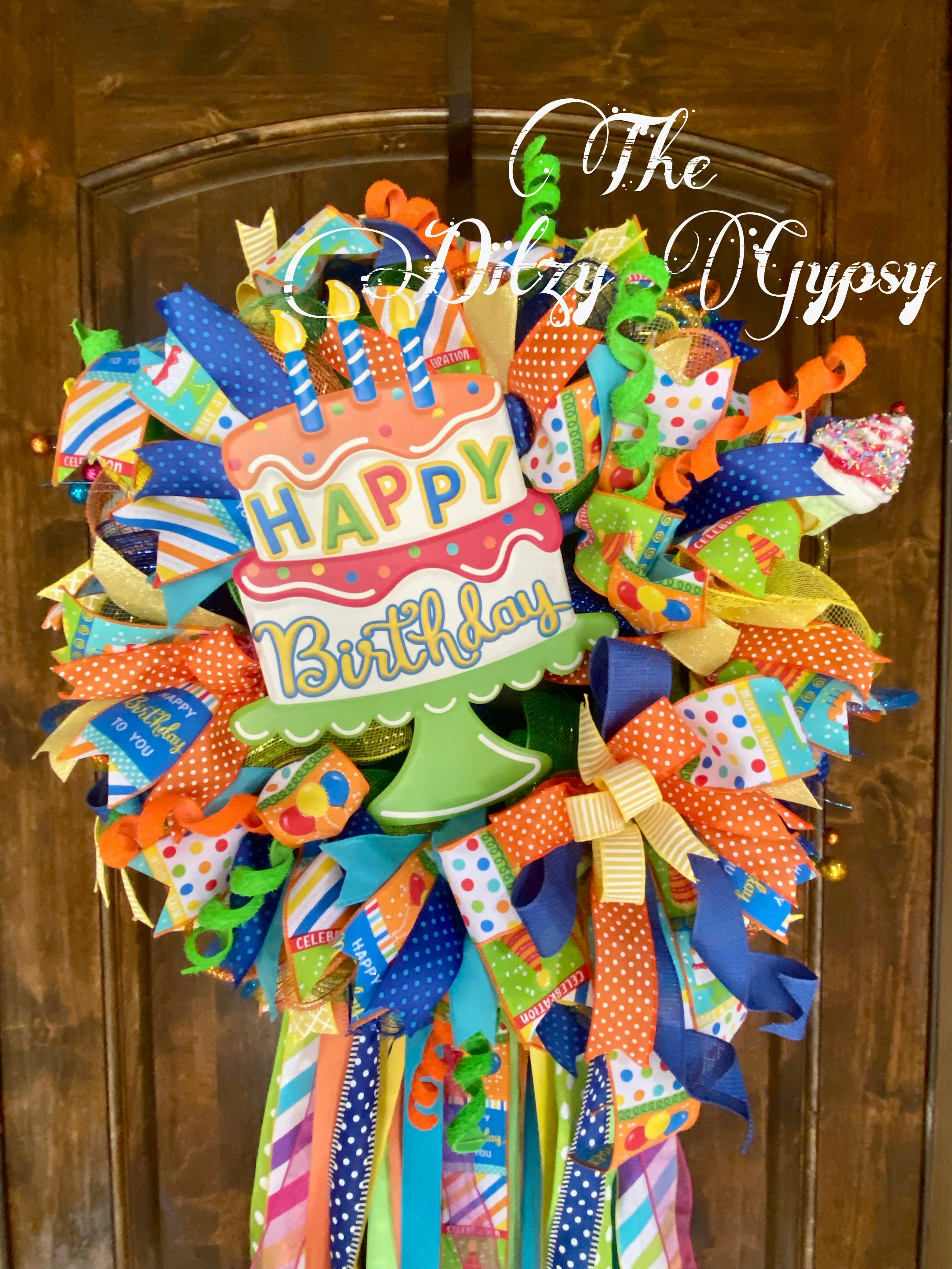 Made to Order Birthday Wreath-Option 1 of 2