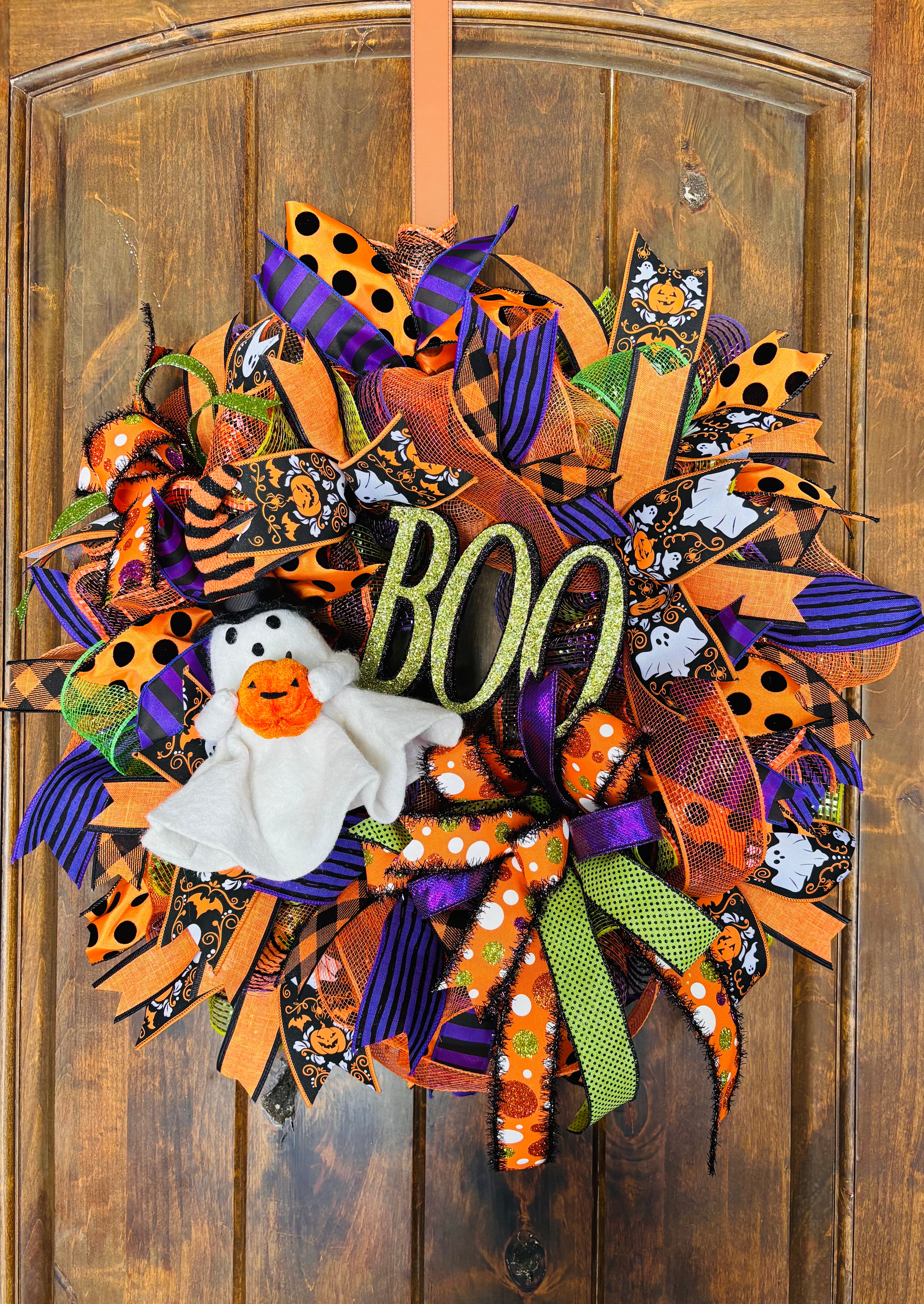 Friendly Ghost Wreath