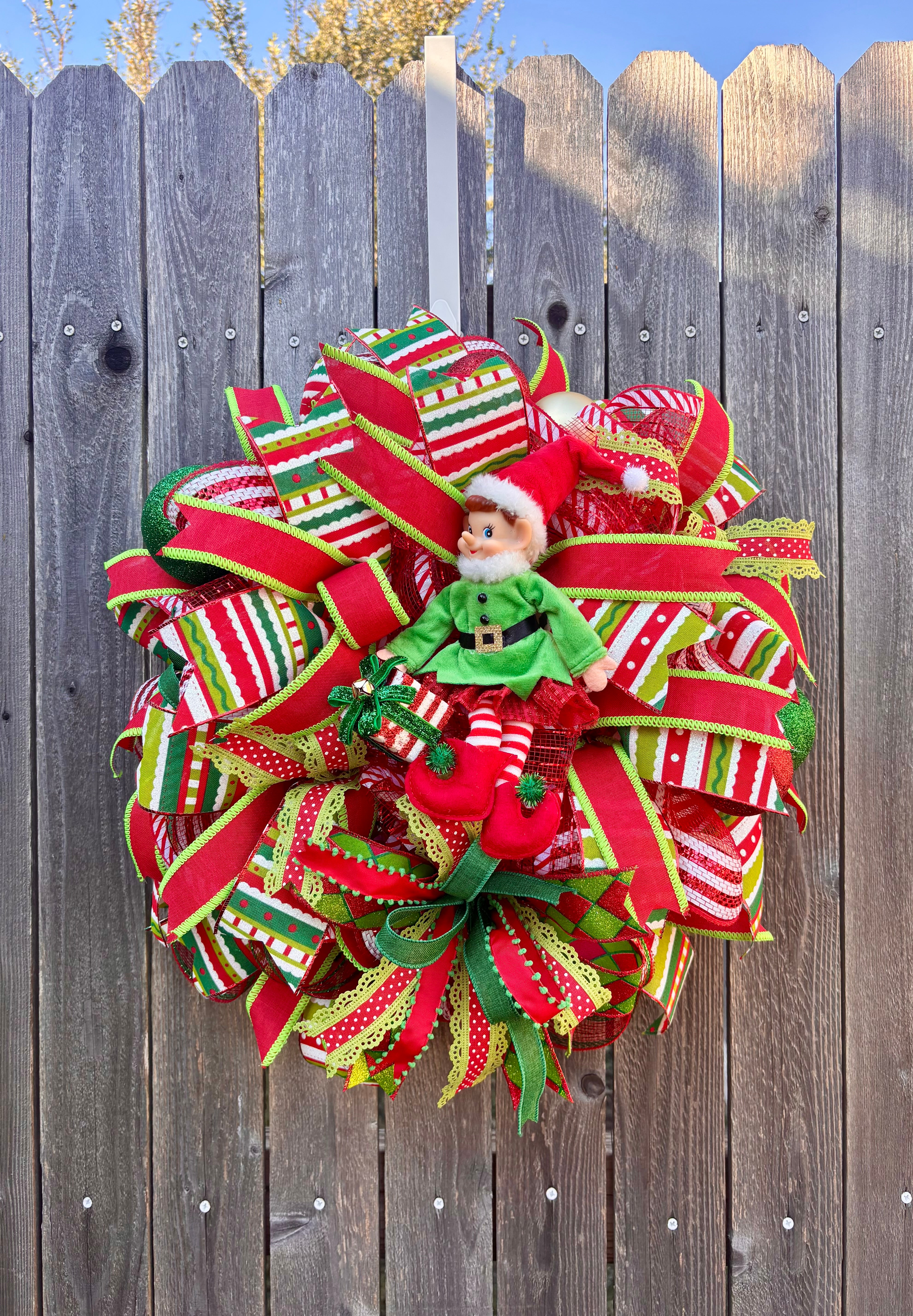 Santa’s Little Helper Wreath