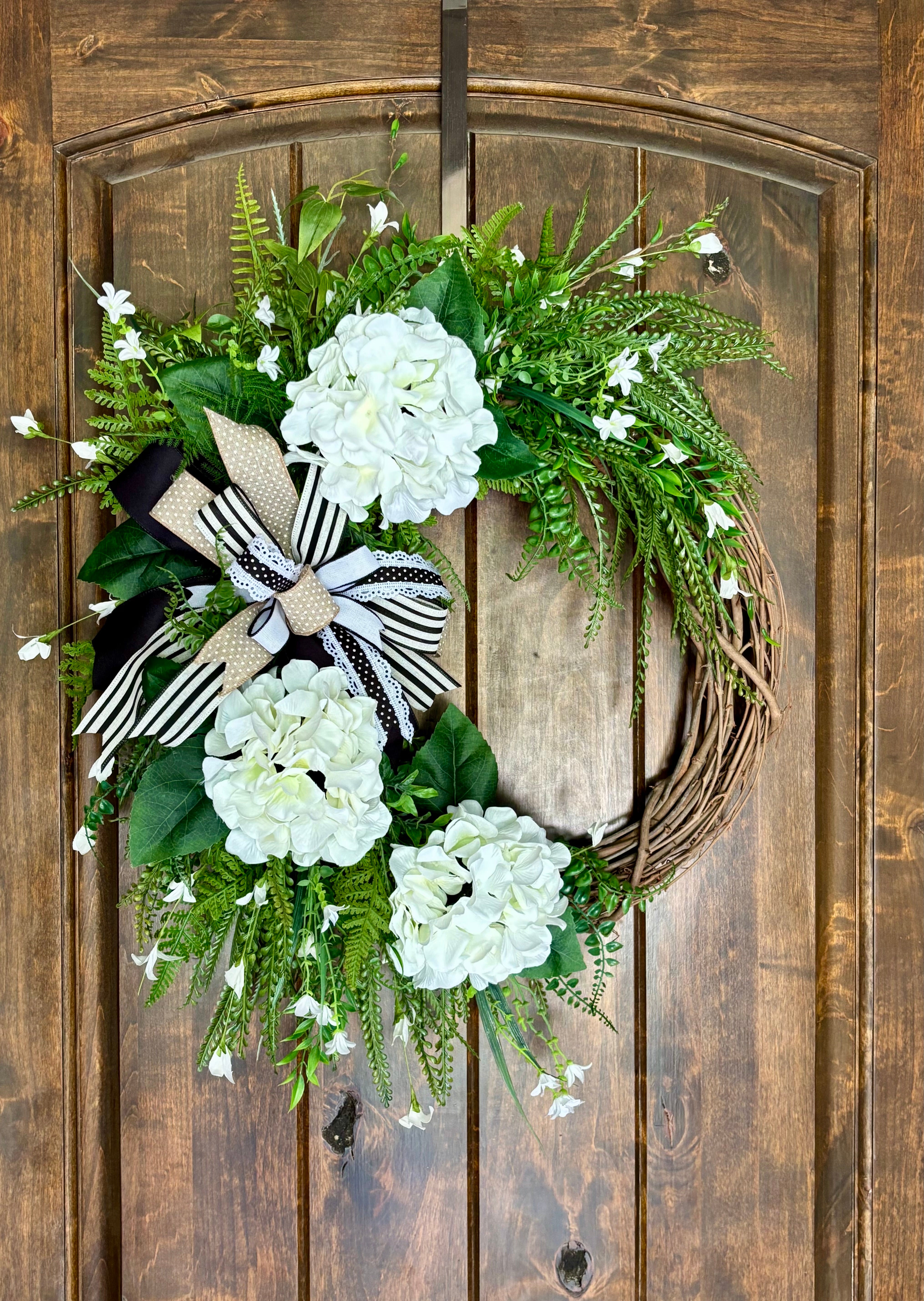 Made to Order Hydrangea Grapevine Wreath