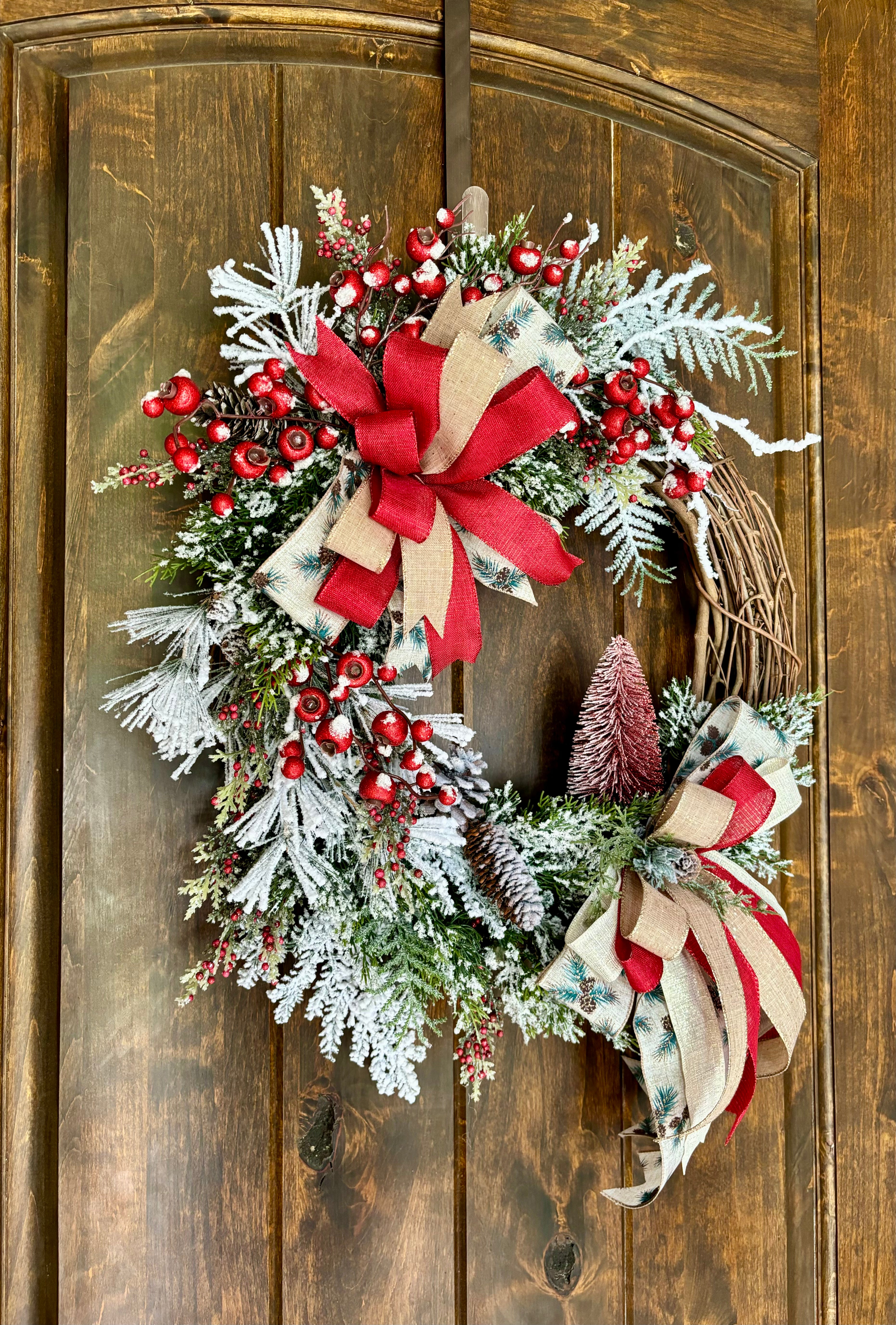 Made to Order Snowy Pine Wreath