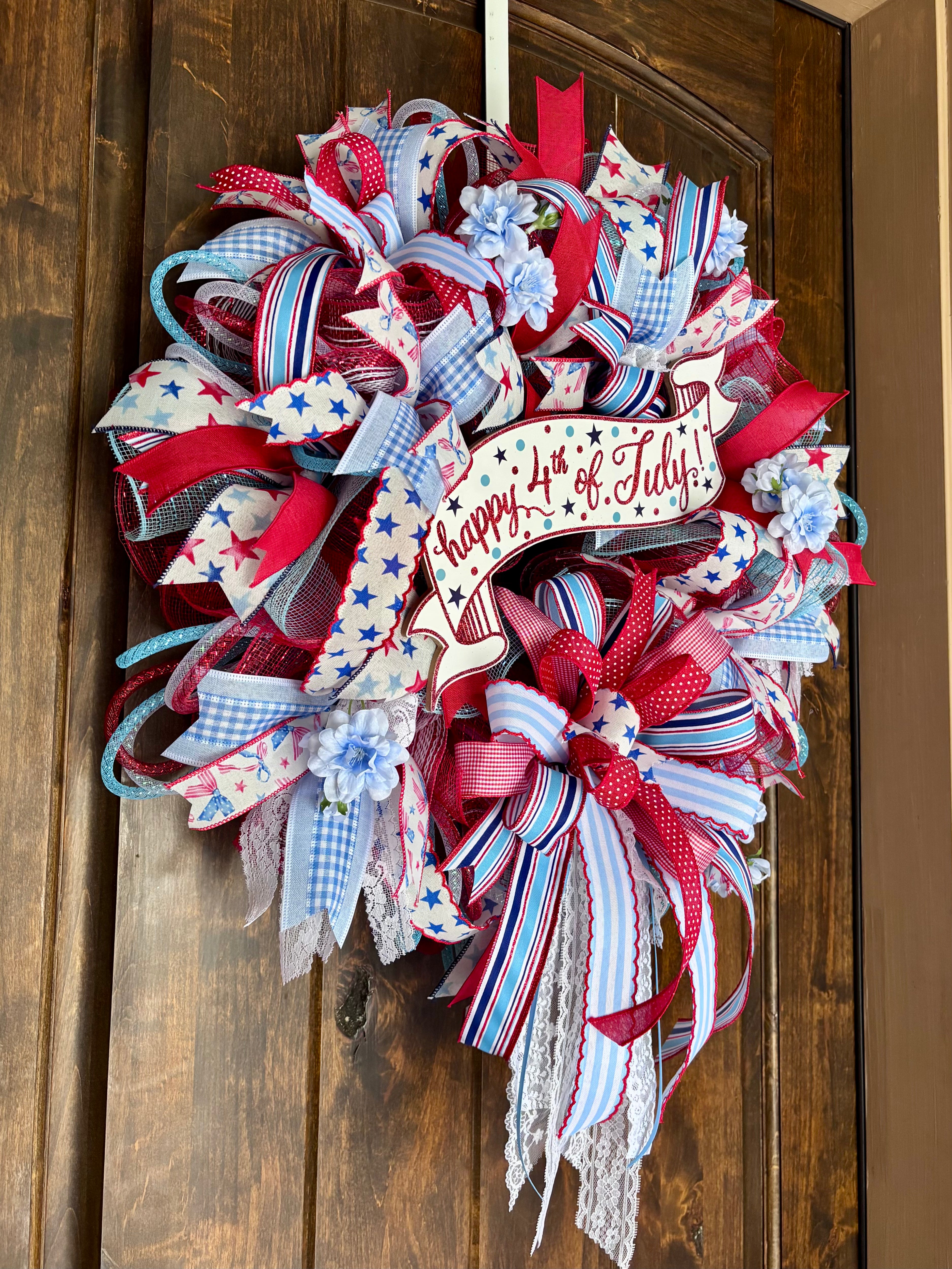 Already Made Happy 4th of July Wreath
