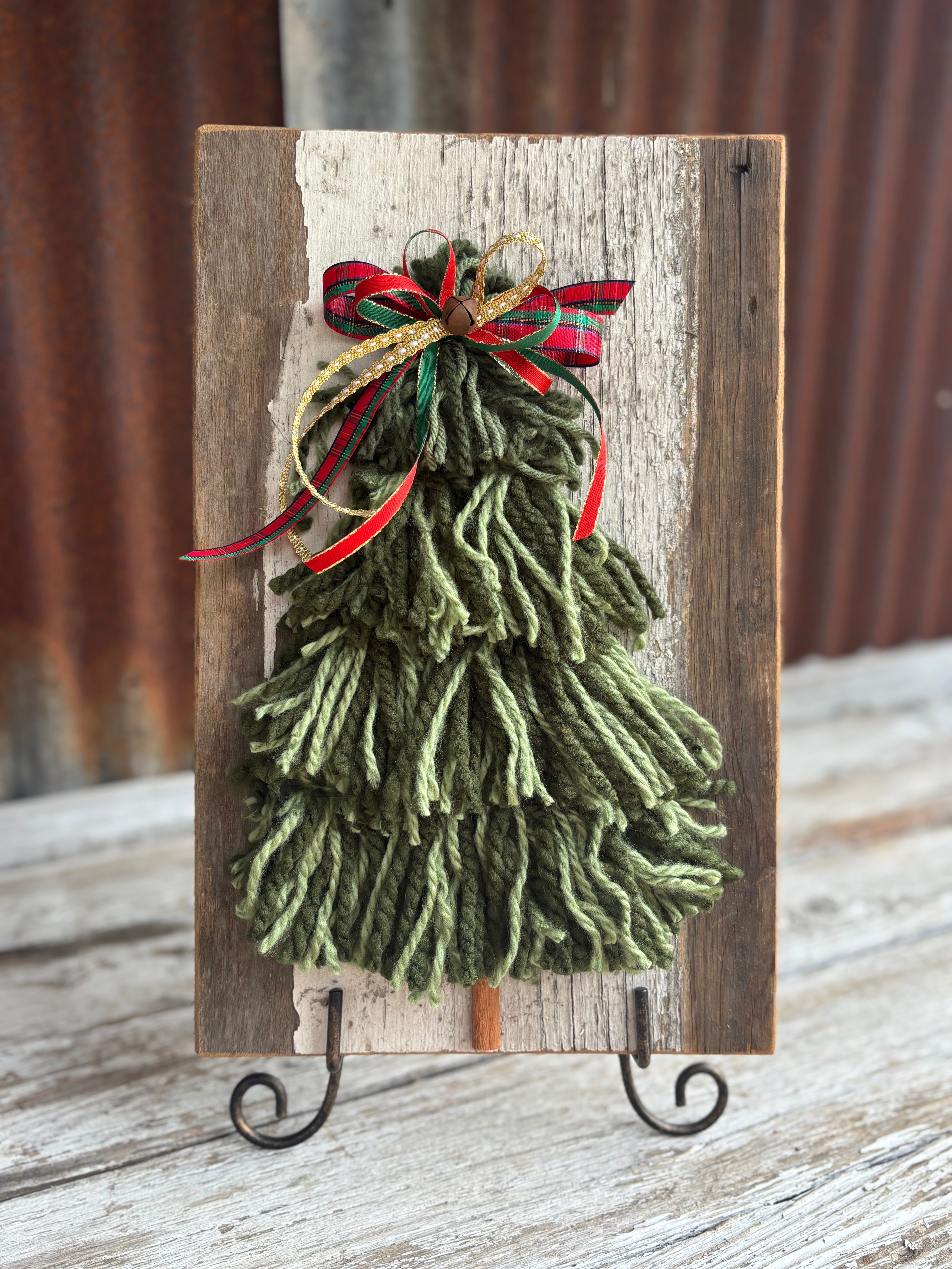Tassel Tree on Aged Wood