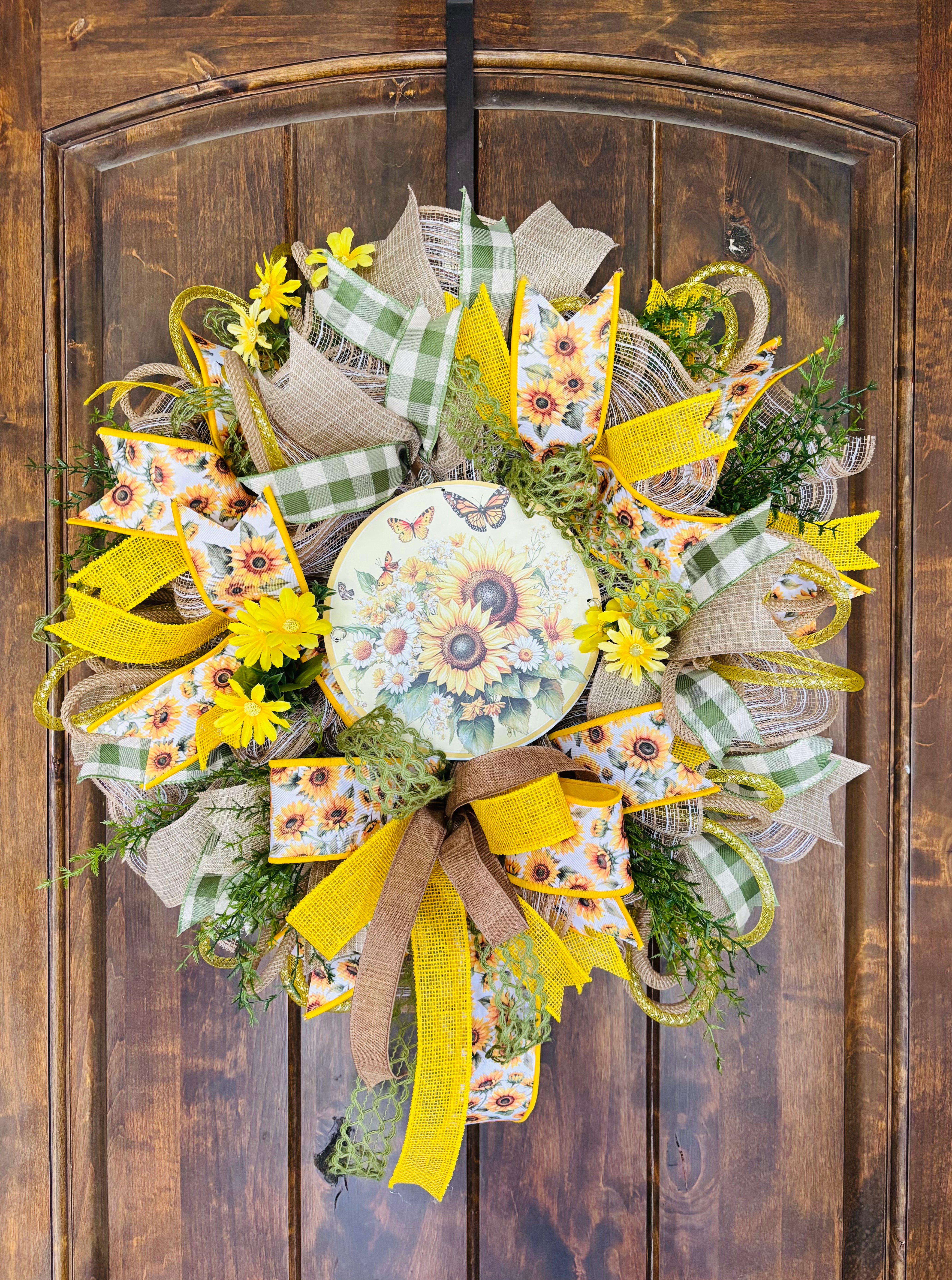 Sunny Days Sunflower Wreath