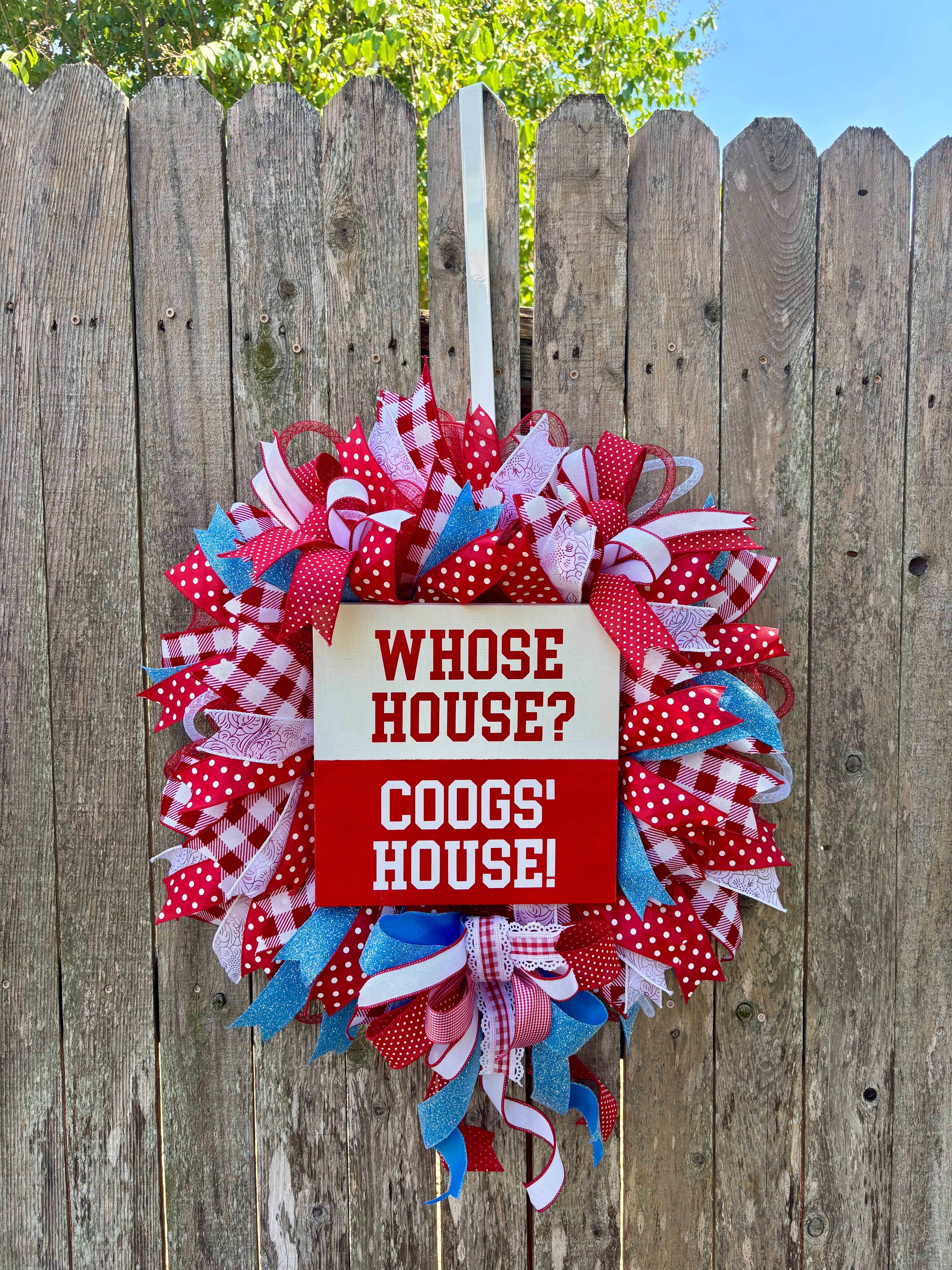 Made to Order University of Houston Wreath