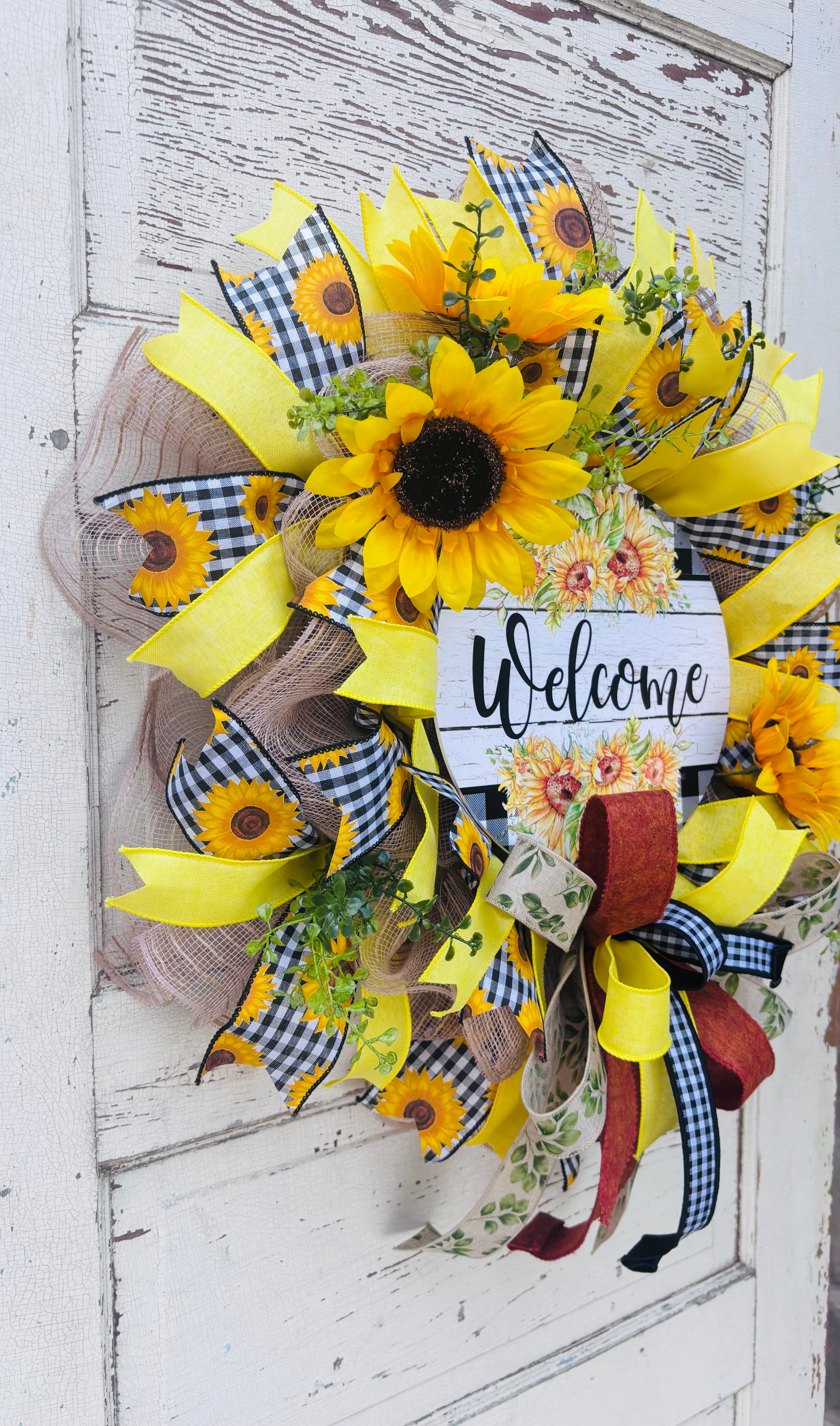 Already Made 23” Sunflower Wreath