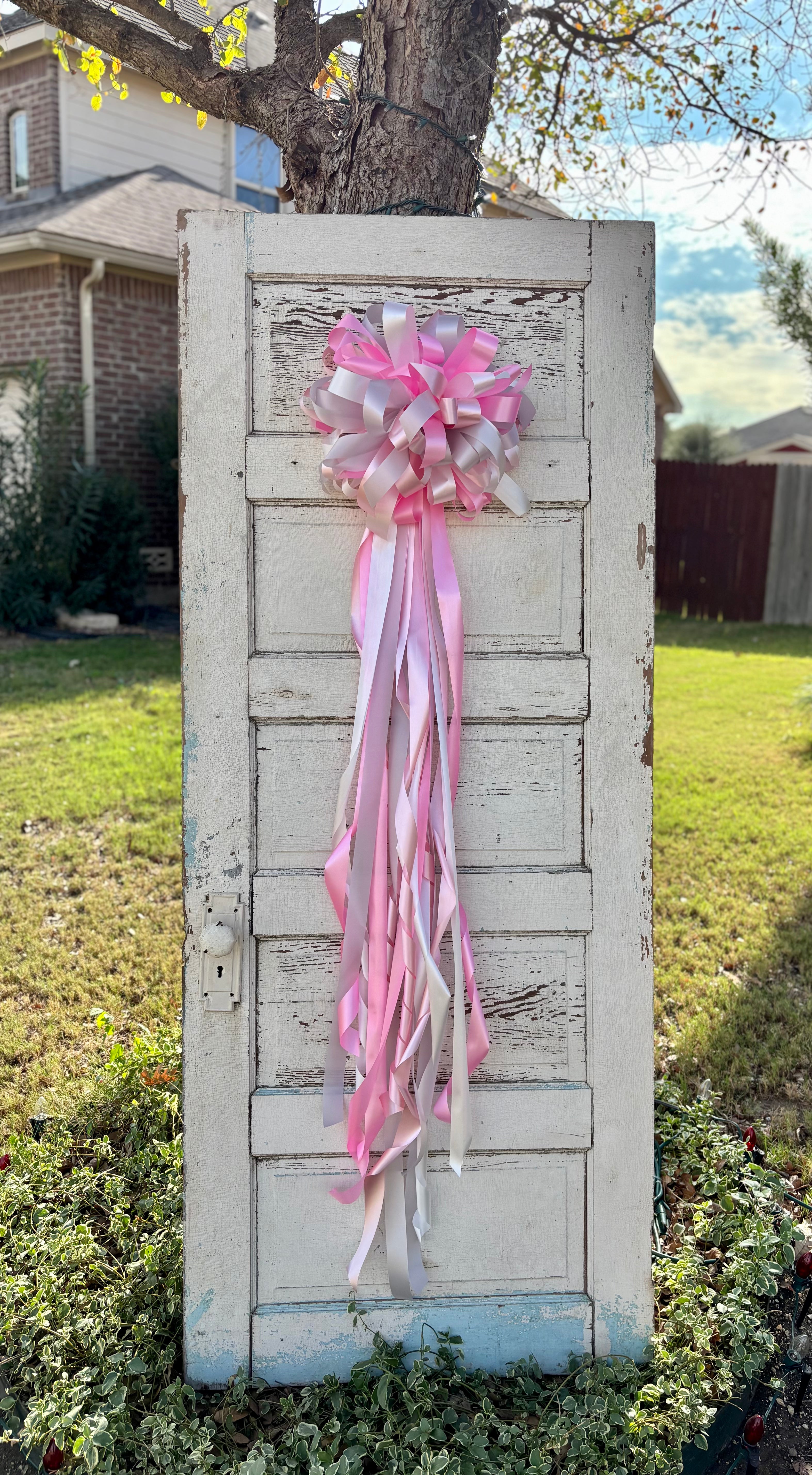 Outdoor/Indoor Spring Bows with Streamers