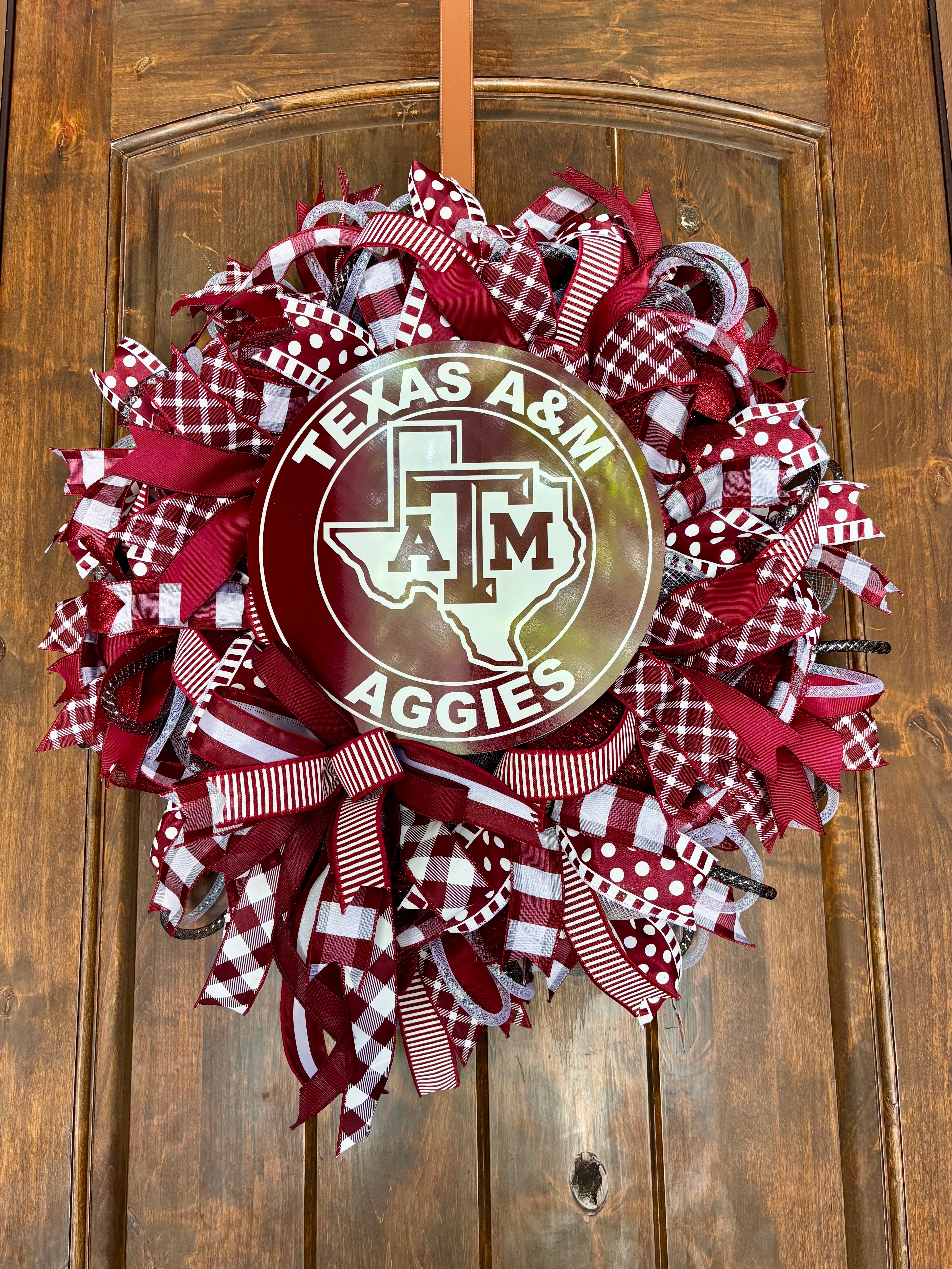 Made to Order Texas A&M Wreath