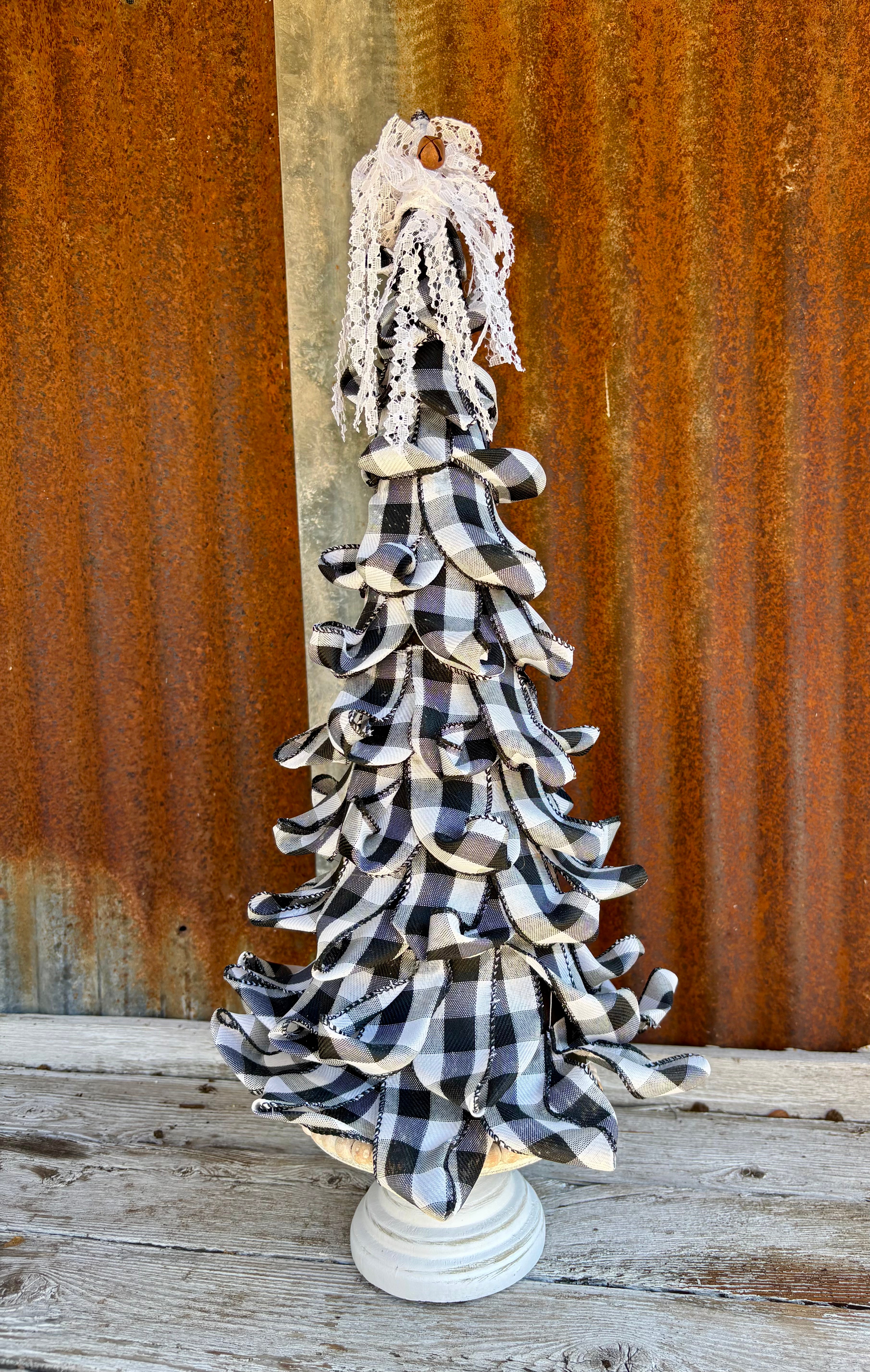 Farmhouse Inspired Ribbon Tree