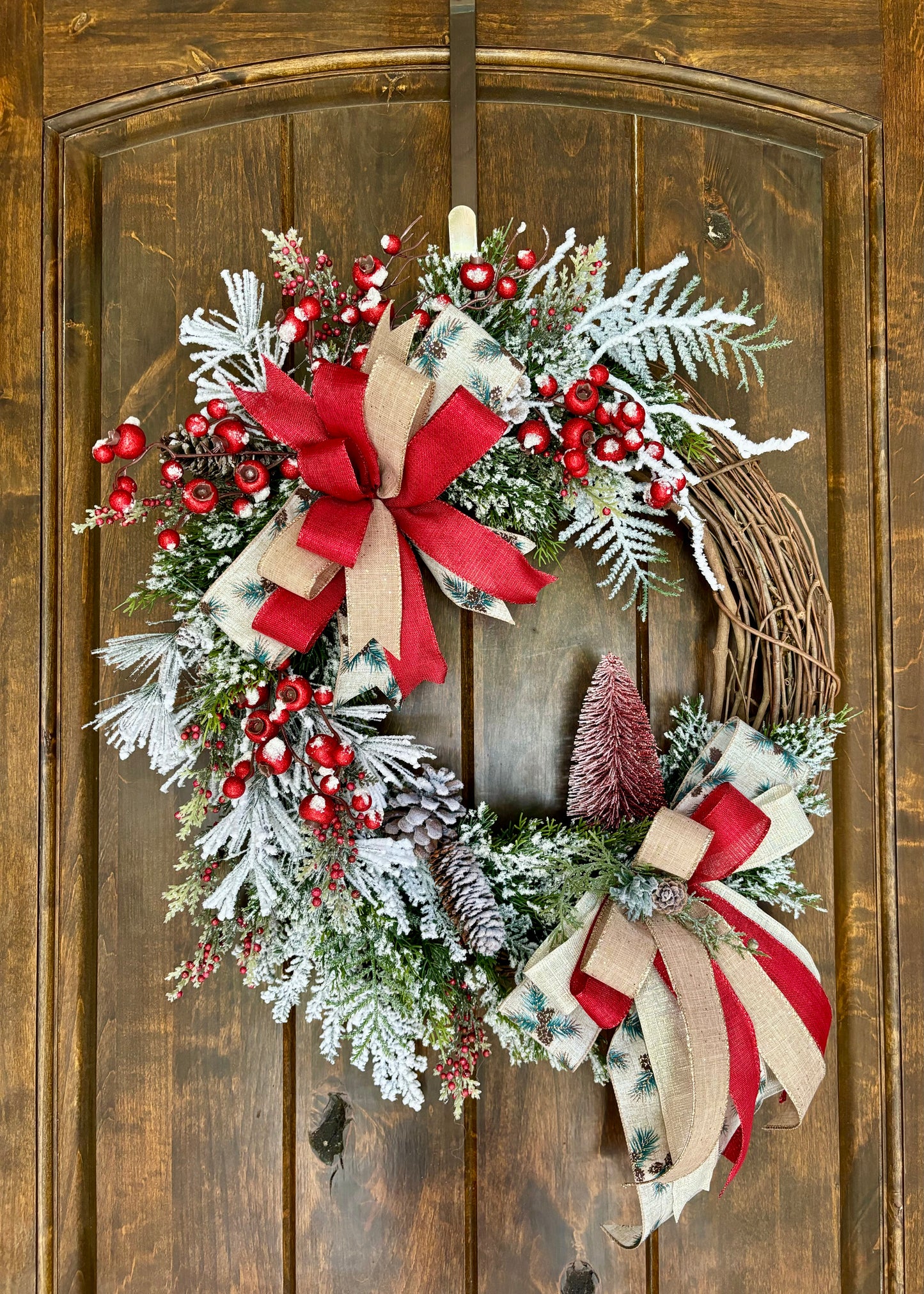 Made to Order Snowy Pine Wreath