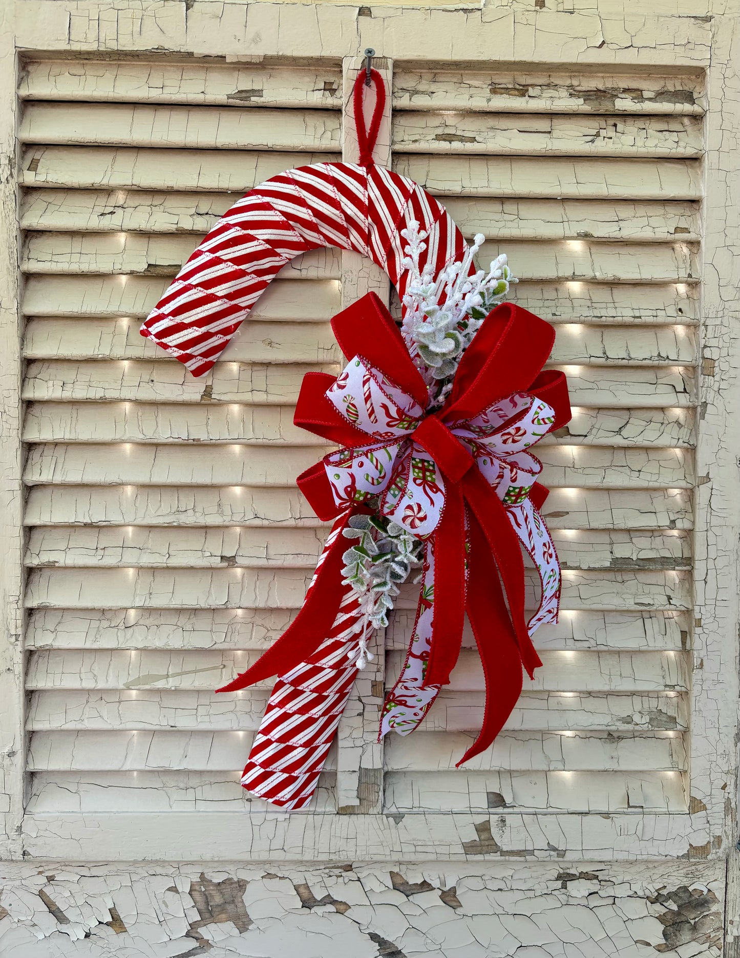 Candy Cane Door Hanger