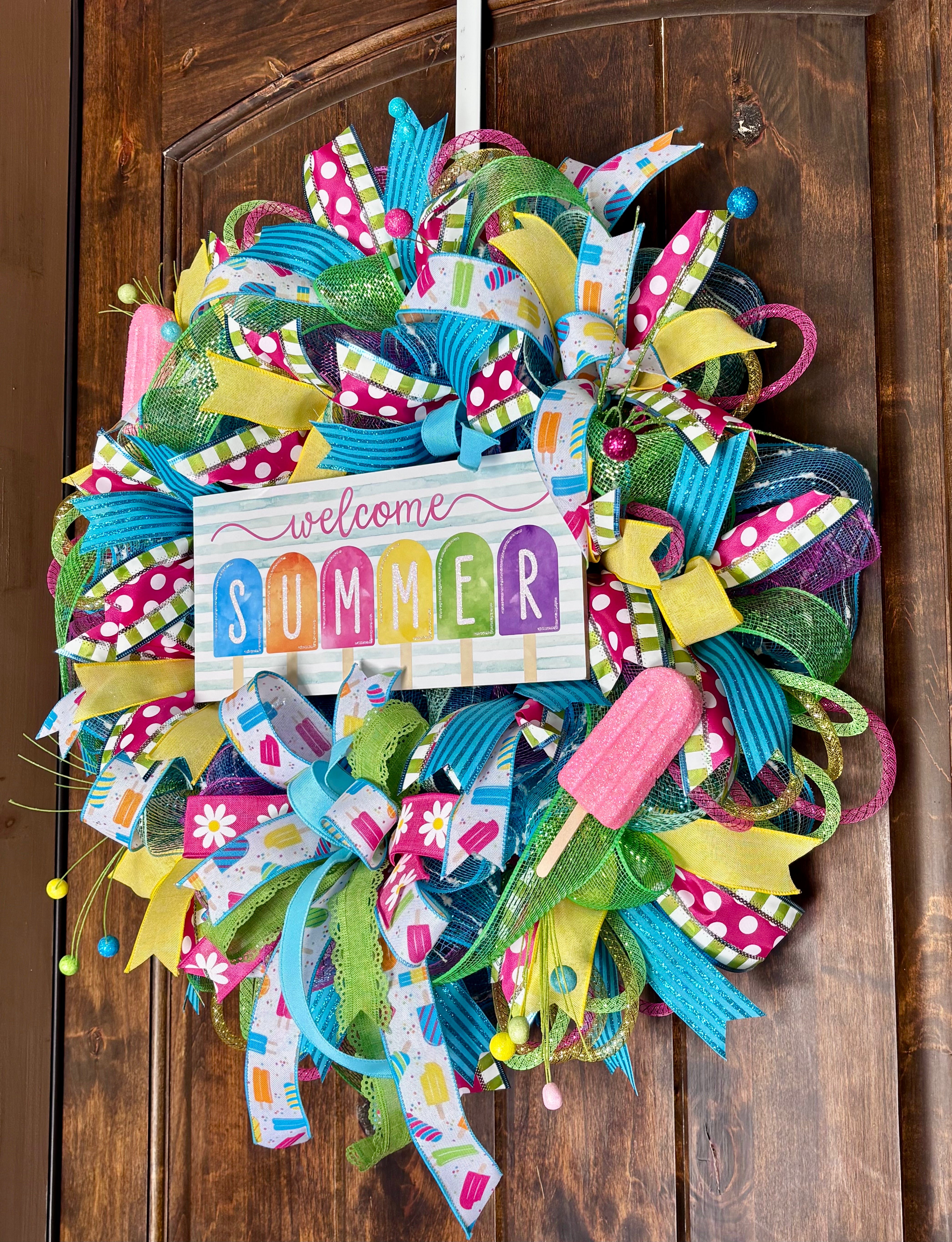 Already Made Welcome Summer Wreath