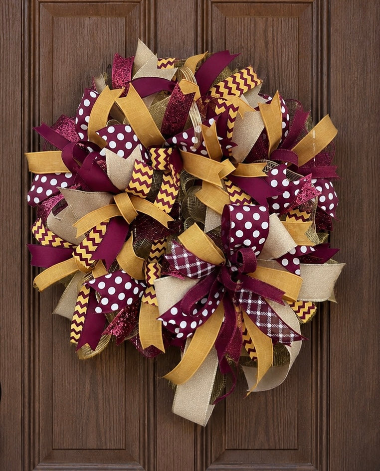 22” Made to Order Collegiate Wreath
