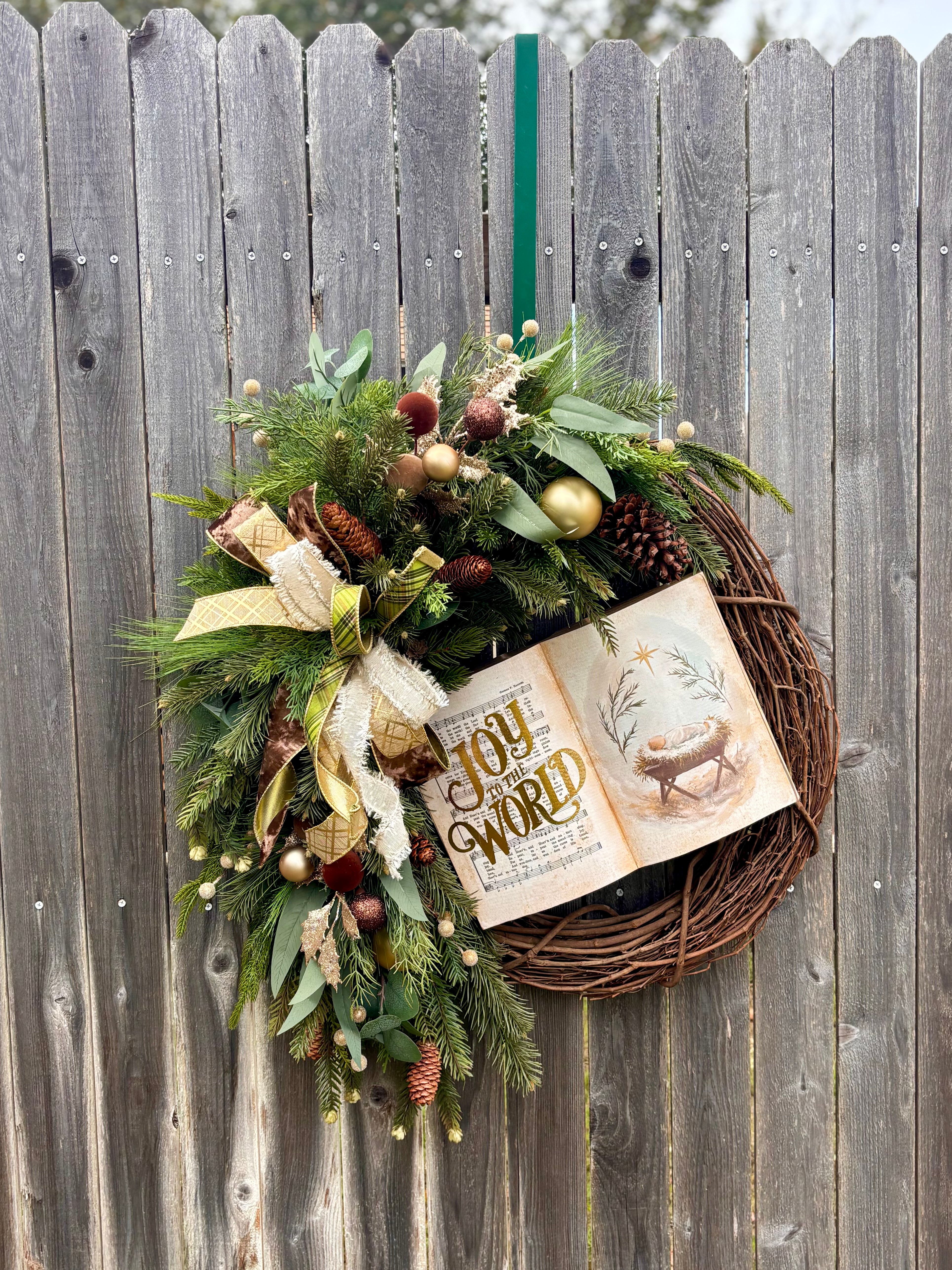 Joy to the World - A Christmas Blessing Wreath
