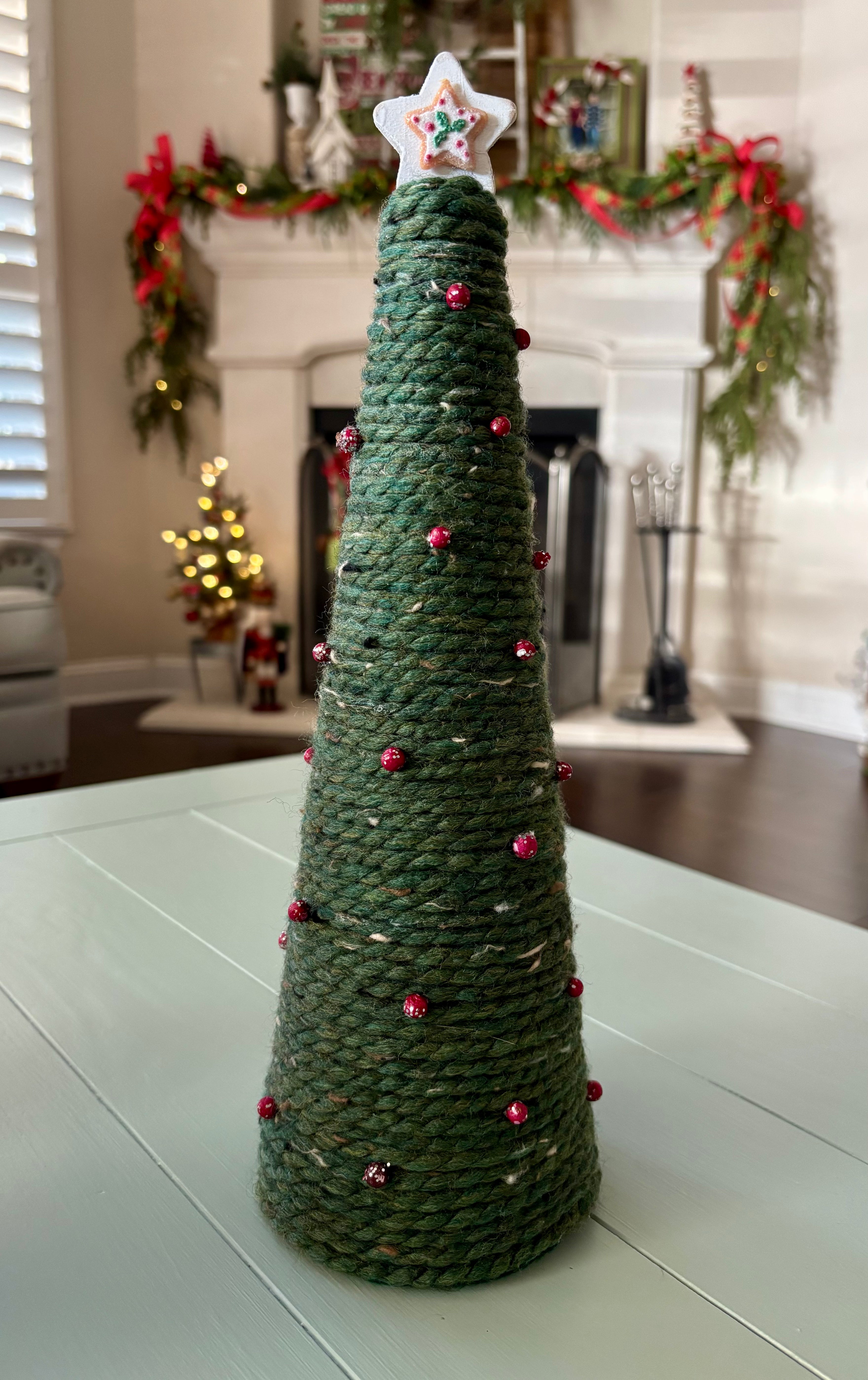 Yarn Christmas Trees