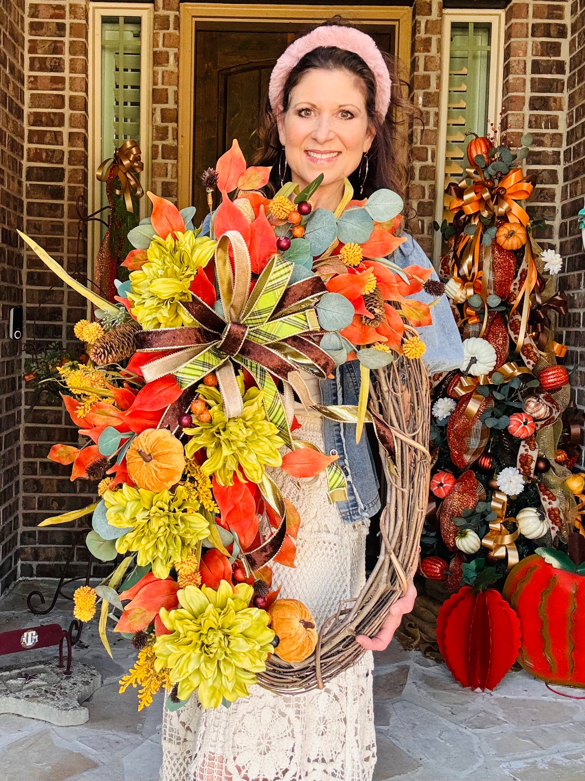 My Darling Dahlia Wreath