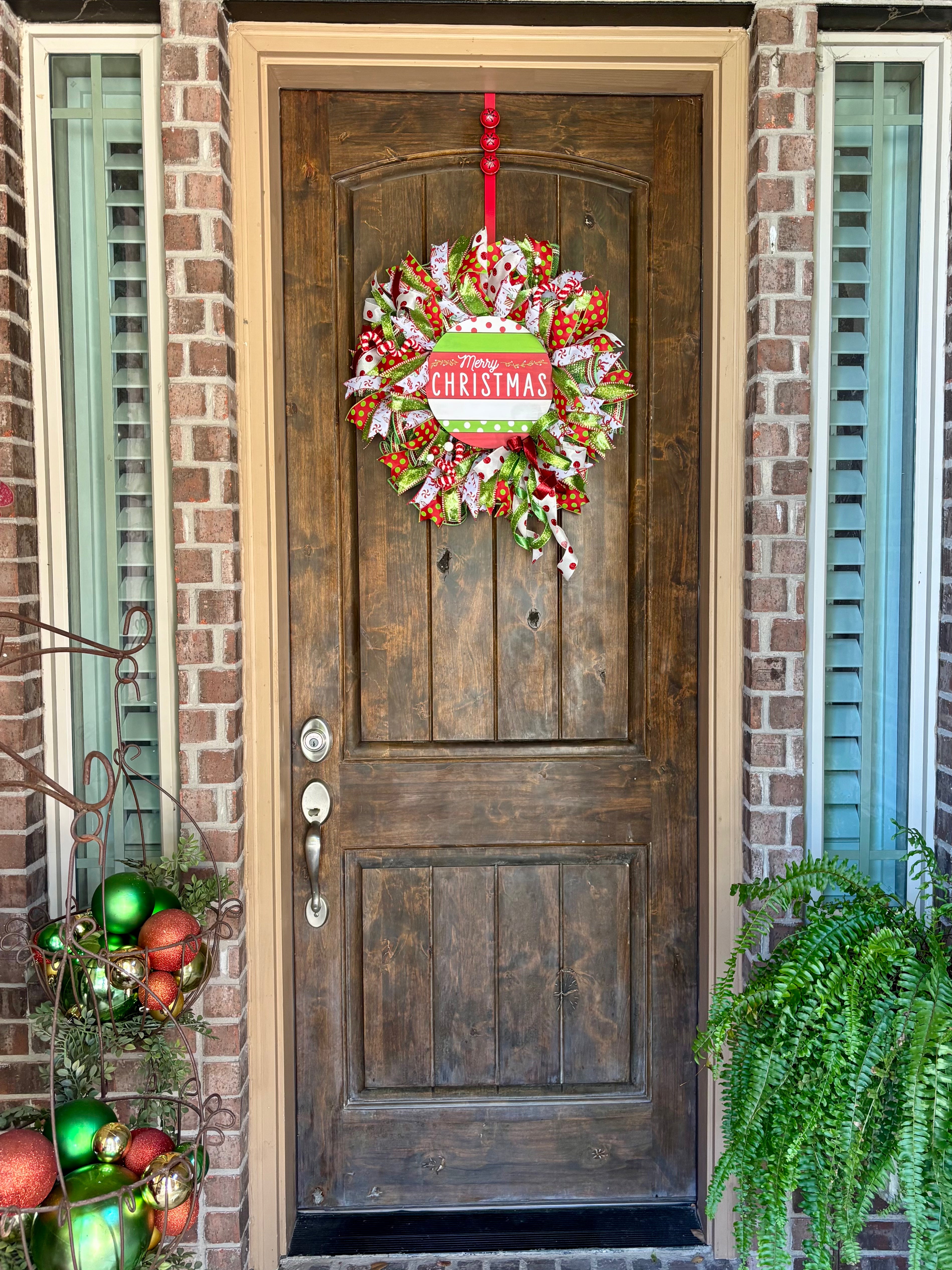 Merry Christmas Whimsical Wreath