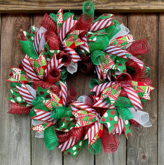 Ashley's Christmas Themed Wreath Class