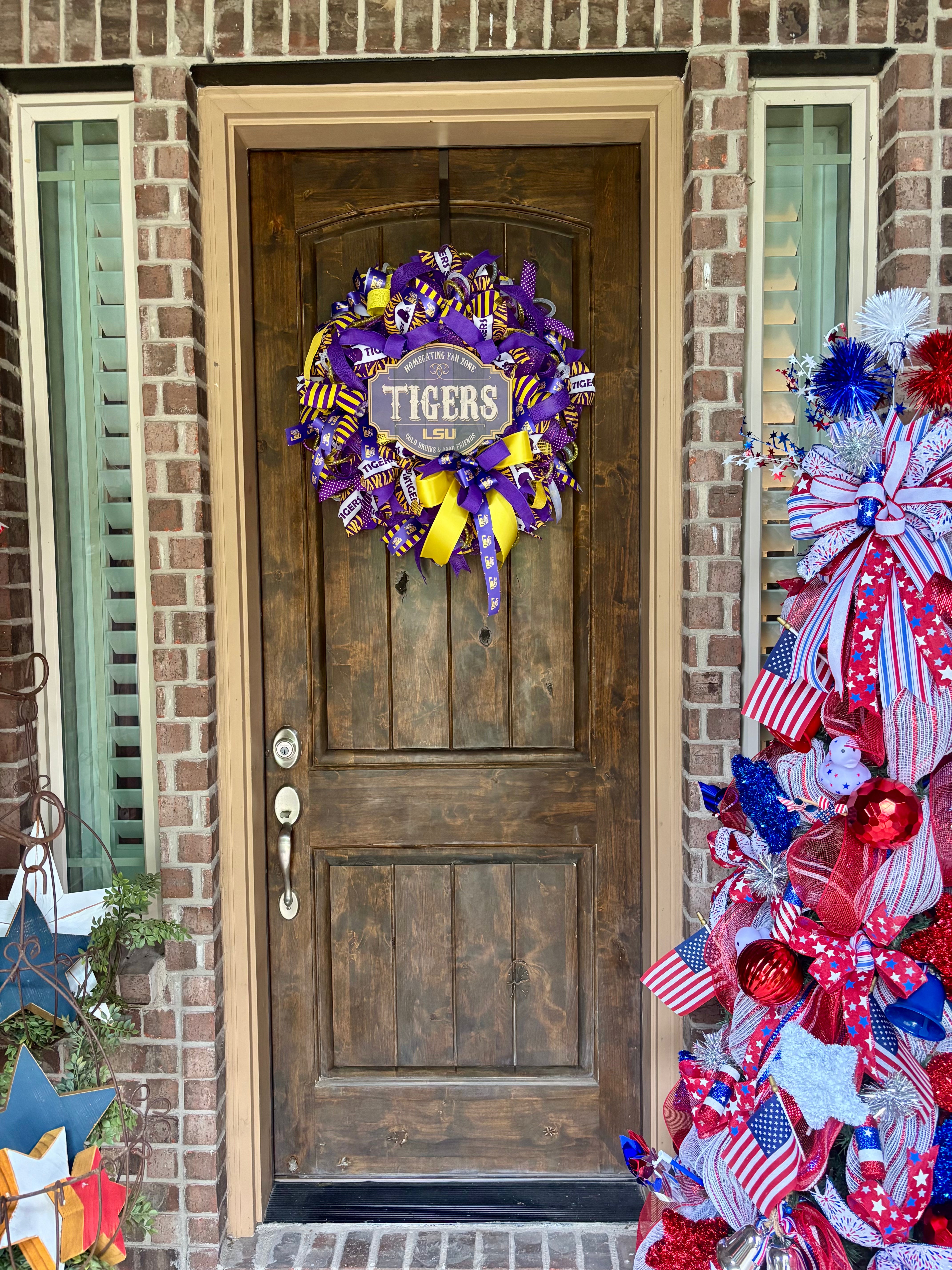 Made to Order LSU Wreath
