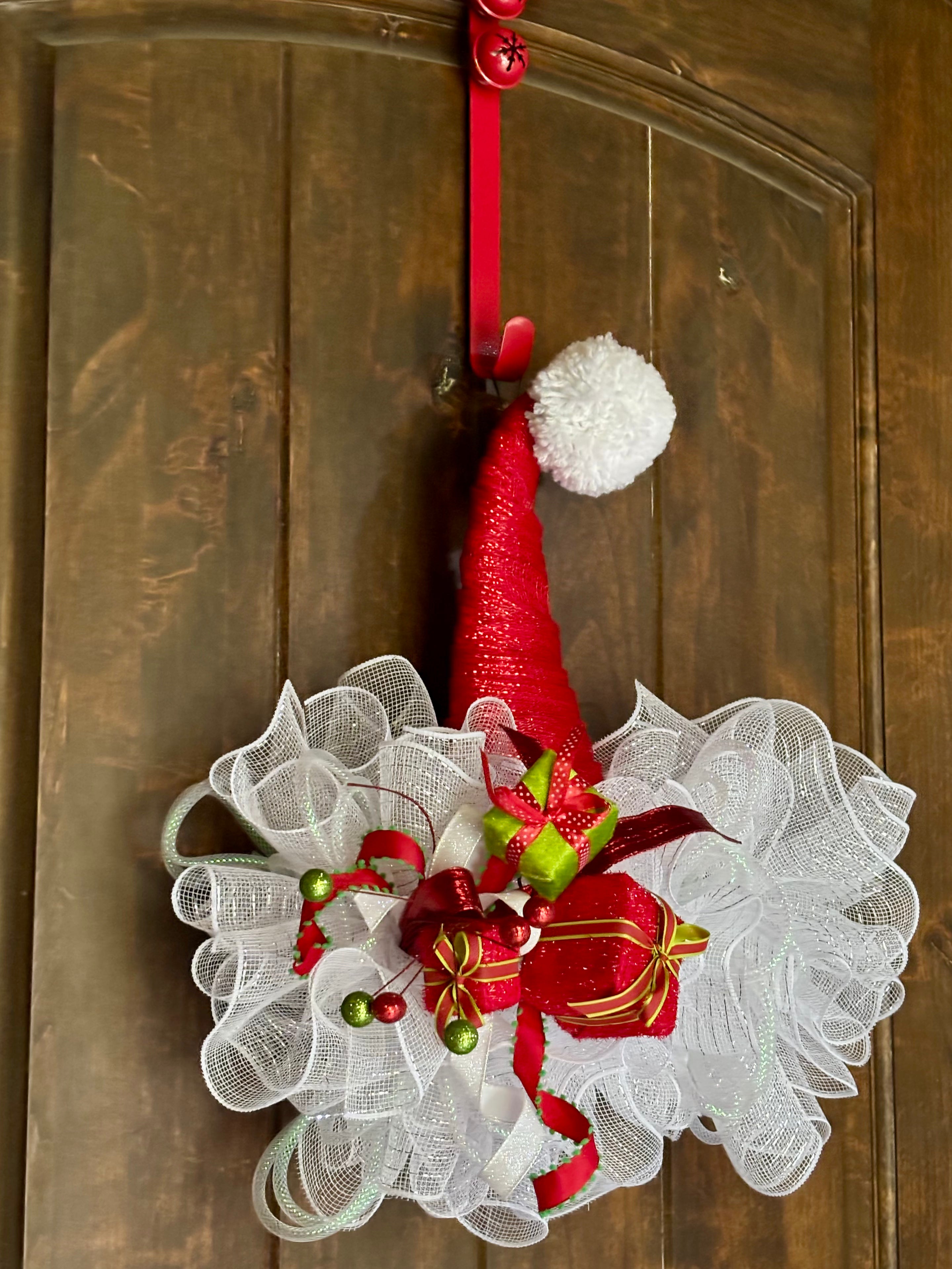 Santa Hat Wreath