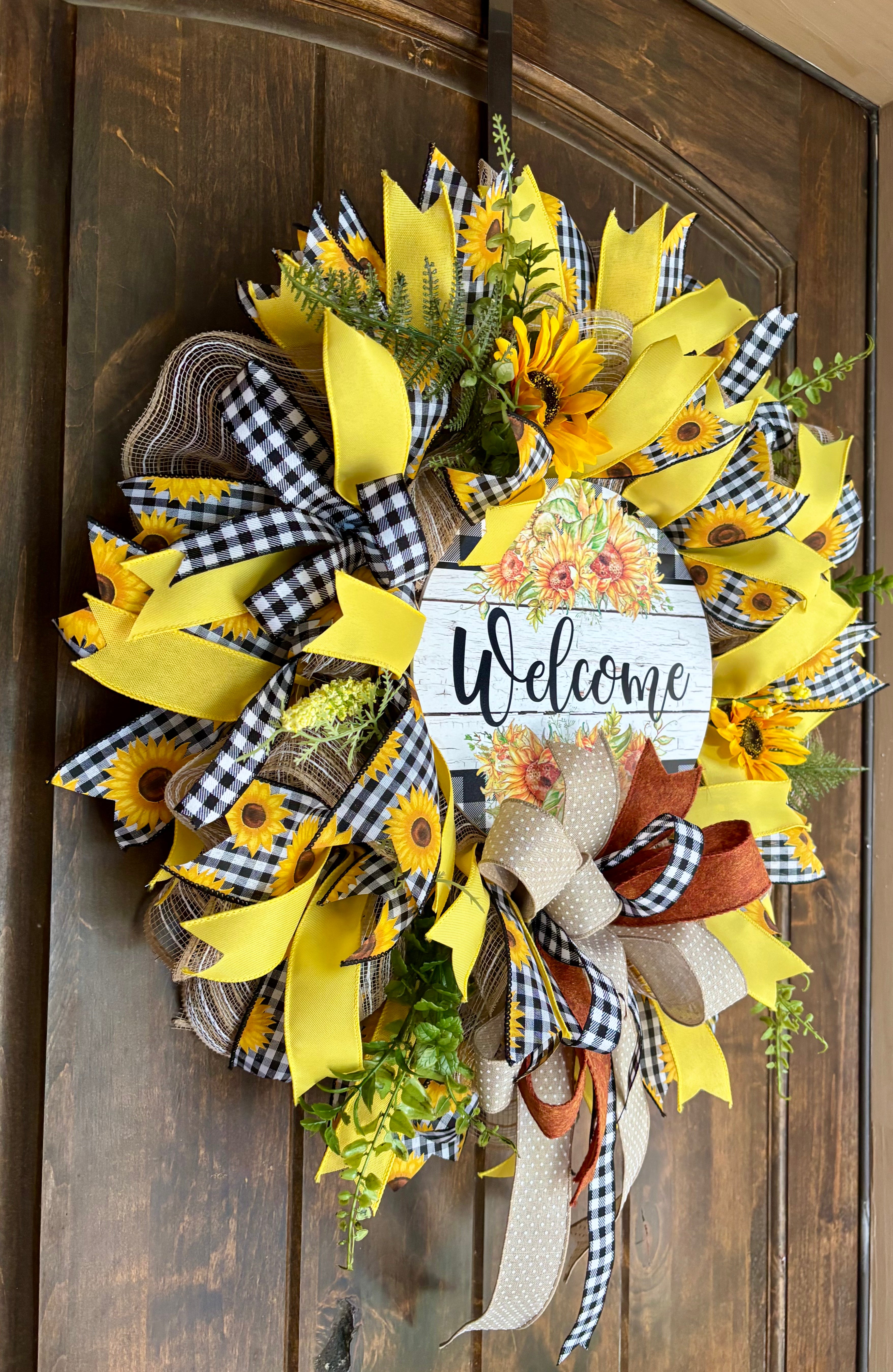 Simply Sensational Sunflower Wreath
