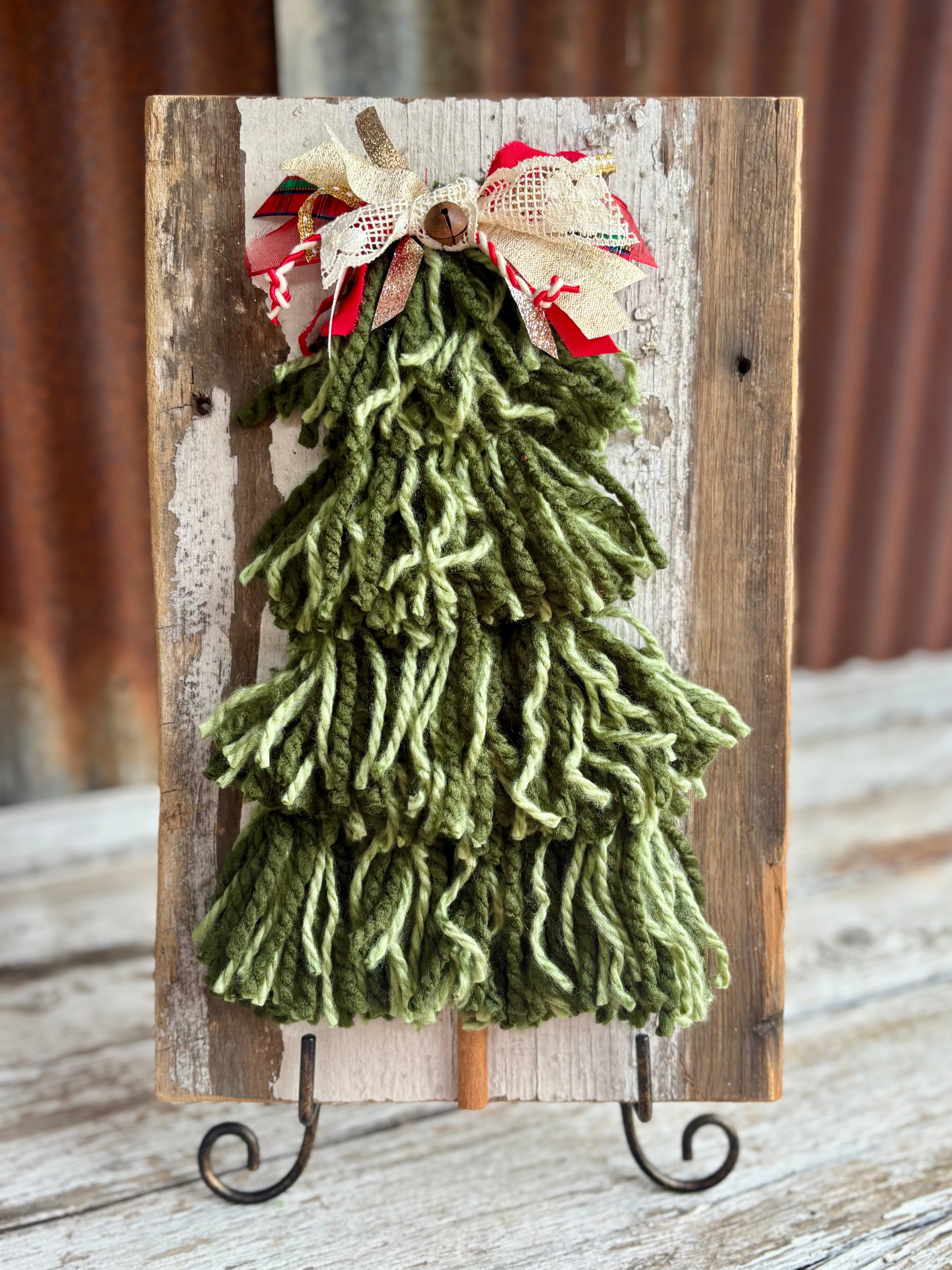 Tassel Tree on Aged Wood