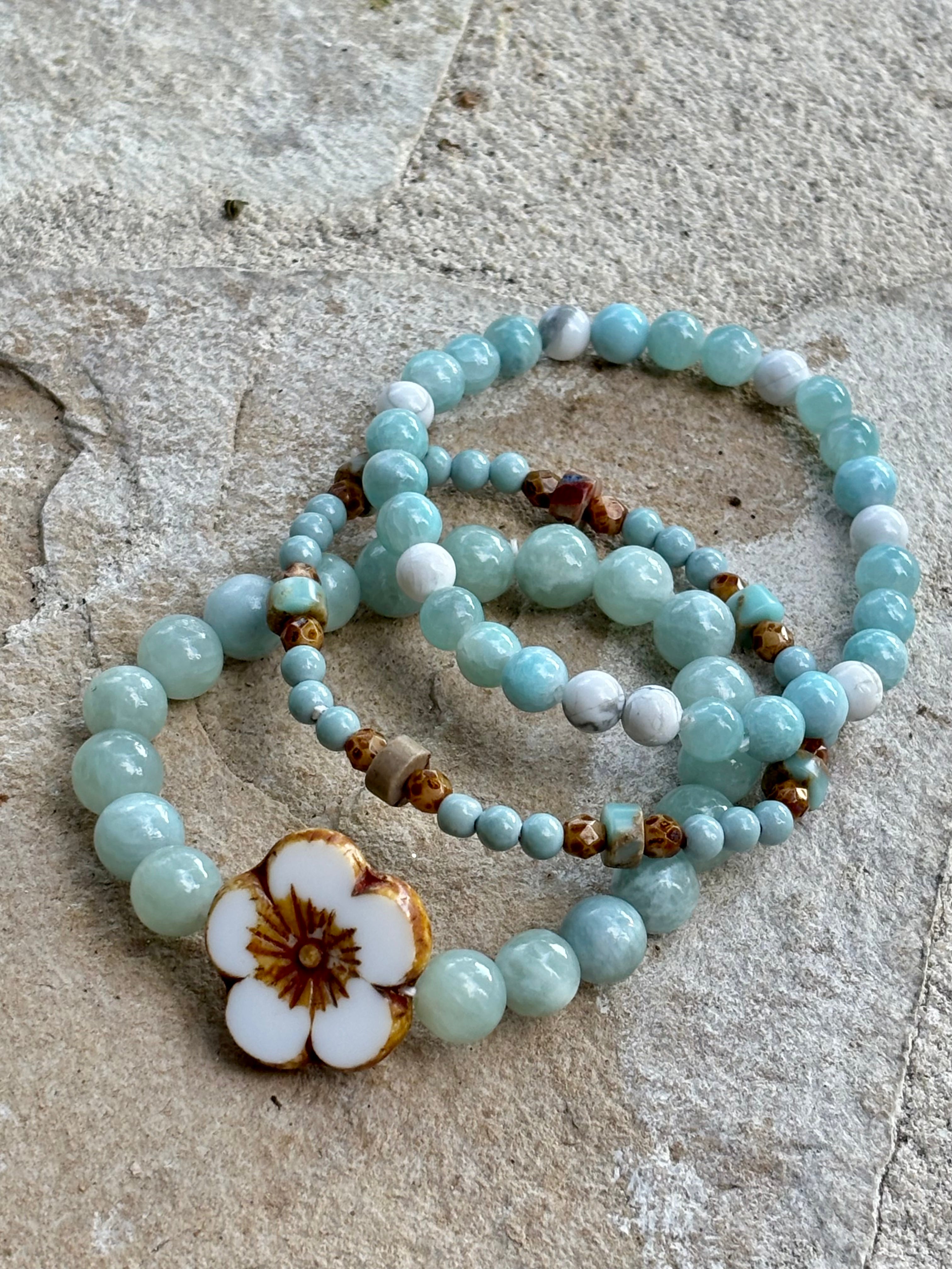Soft Jade Bracelet Trio