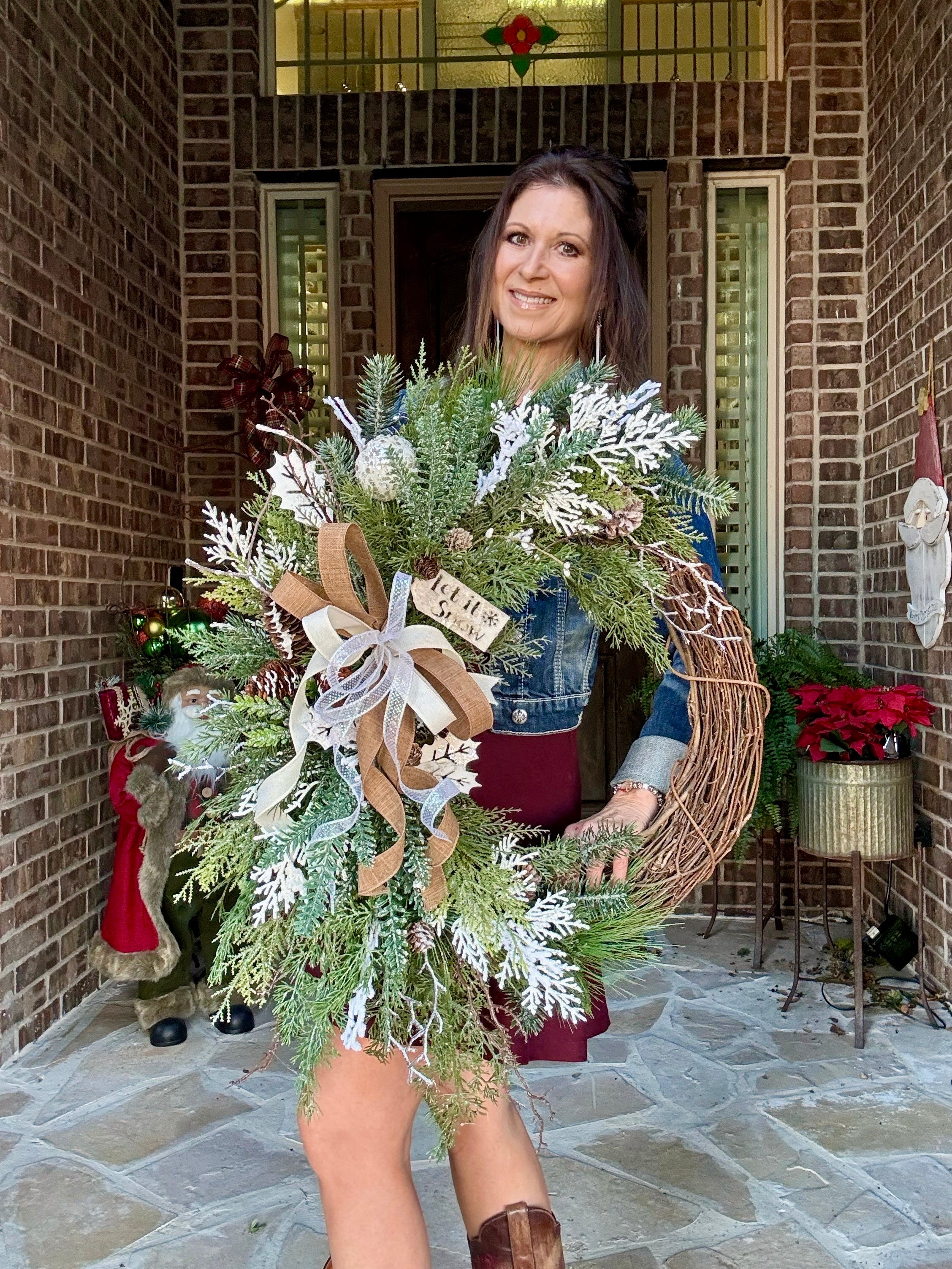 Dreamy Winter Cypress Wreath